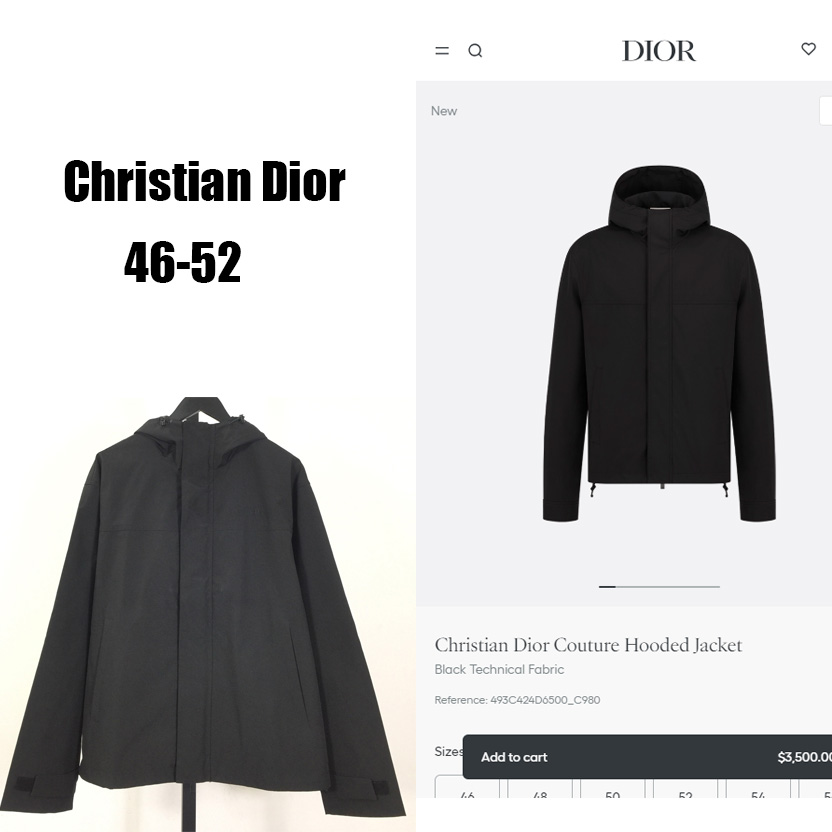 Christian Dior Couture Hooded Jacket  - EUR FASHION