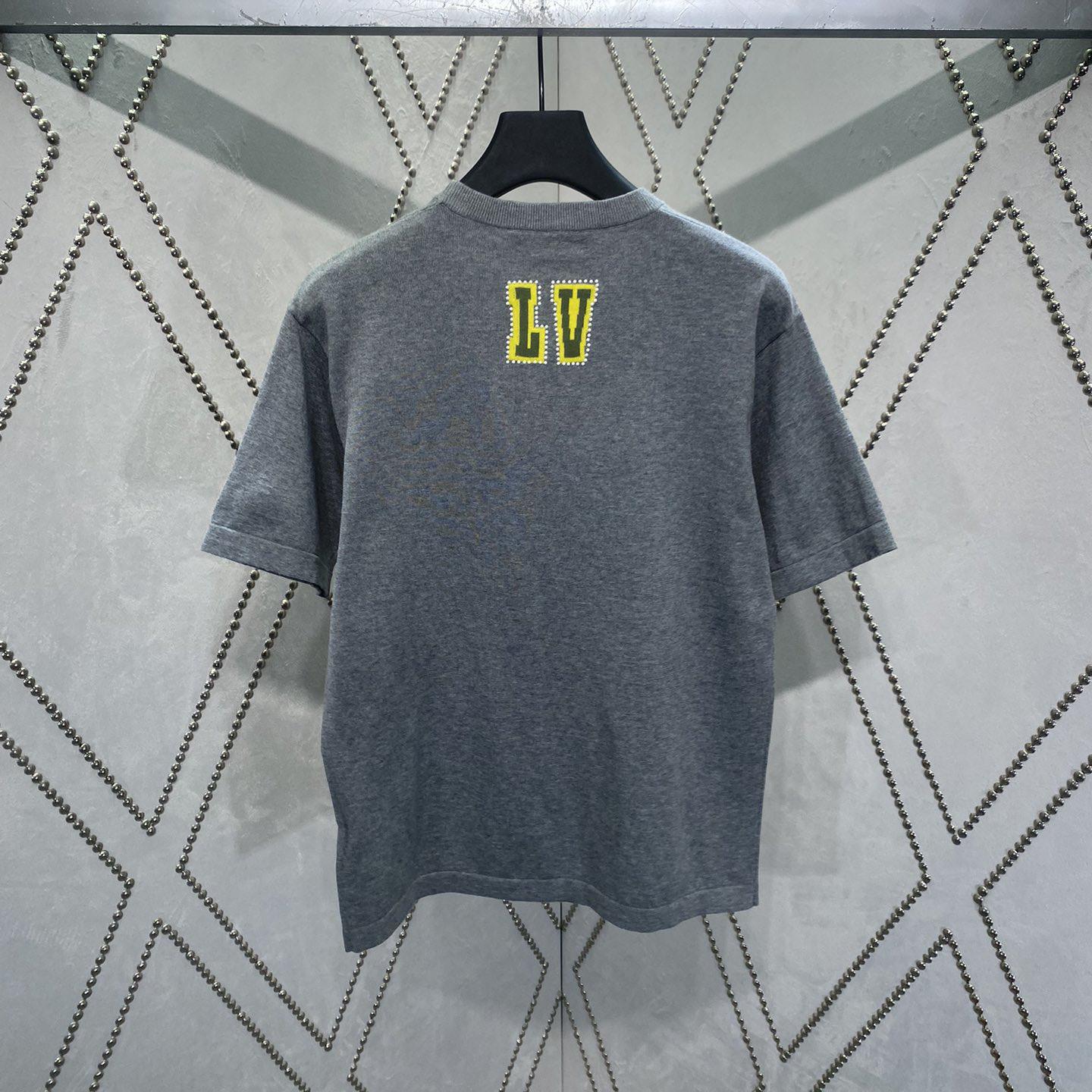 Louis Vuitton Embellished Short-Sleeved Cotton Crewneck - EUR FASHION