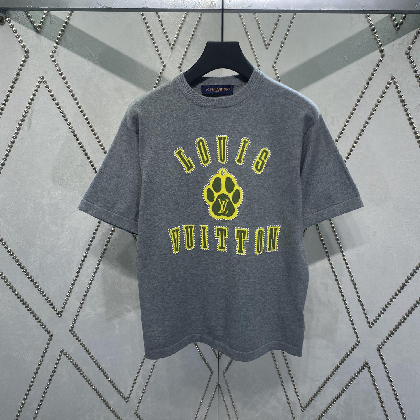 Louis Vuitton Embellished Short-Sleeved Cotton Crewneck - EUR FASHION