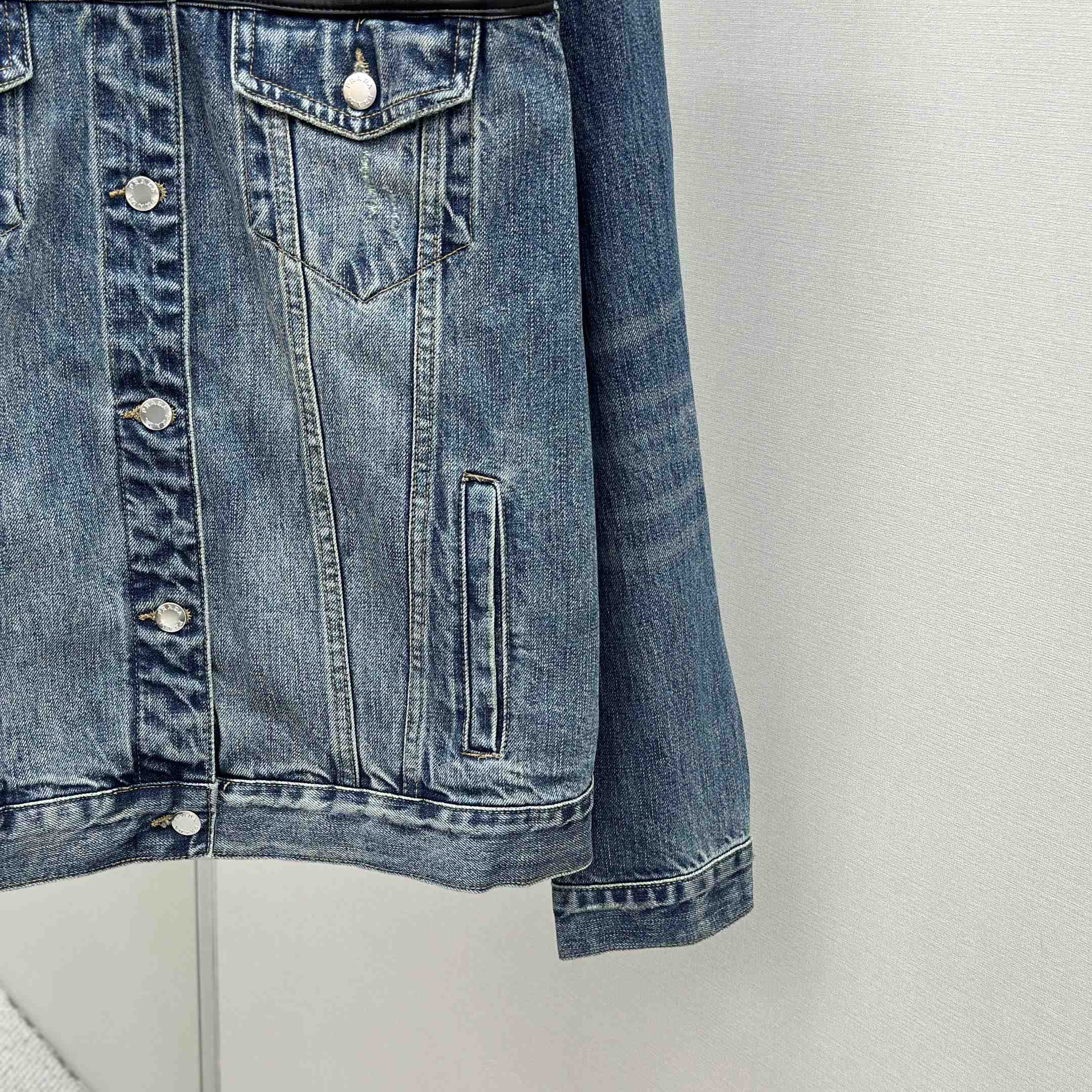 Prada Denim And Leather Jacket - EUR FASHION