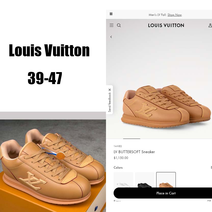 Louis Vuitton LV BUTTERSOFT Sneaker    1AIKE2 - EUR FASHION