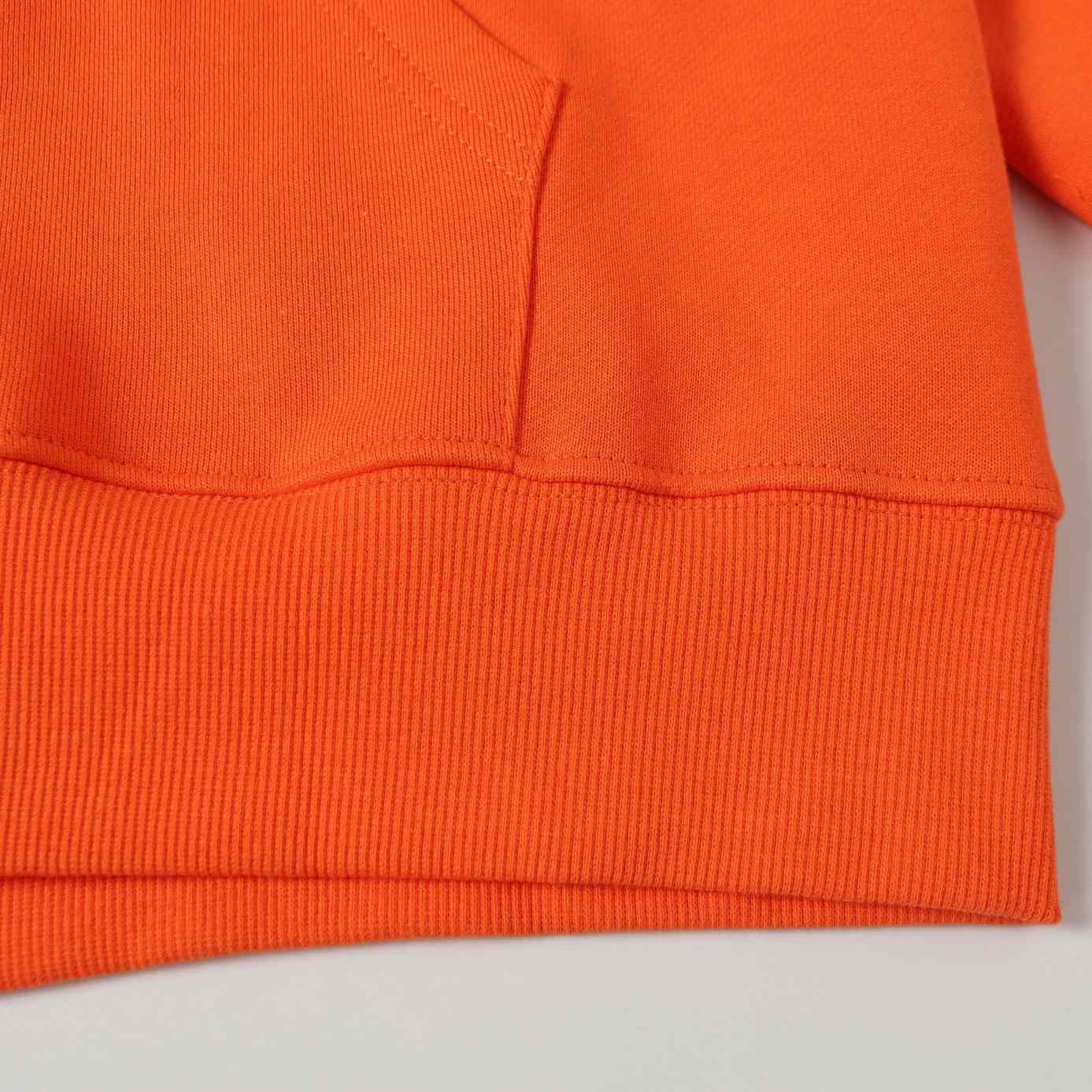 Denim Tears Cotton Wreath Zip Hoodie Orange - EUR FASHION