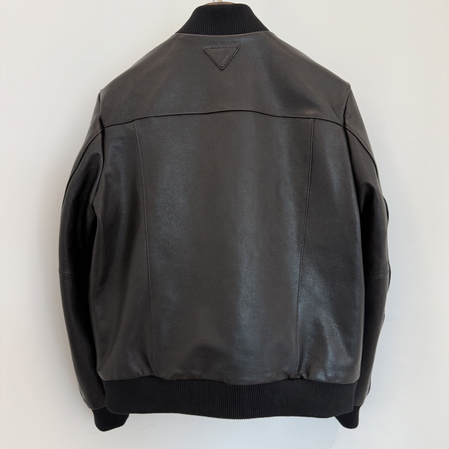Prada Leather Bomber Jacket - EUR FASHION