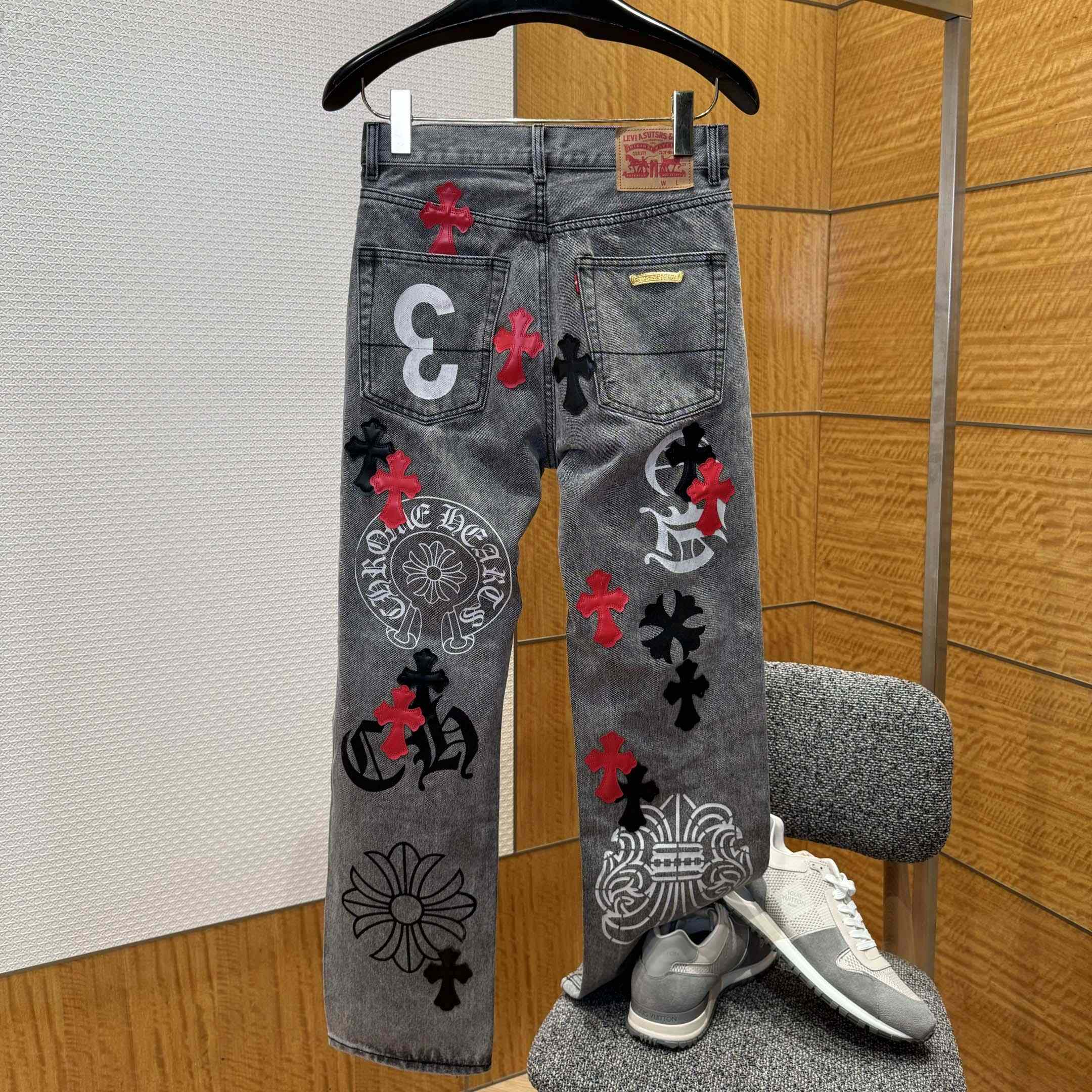Chrome Hearts Jeans - EUR FASHION