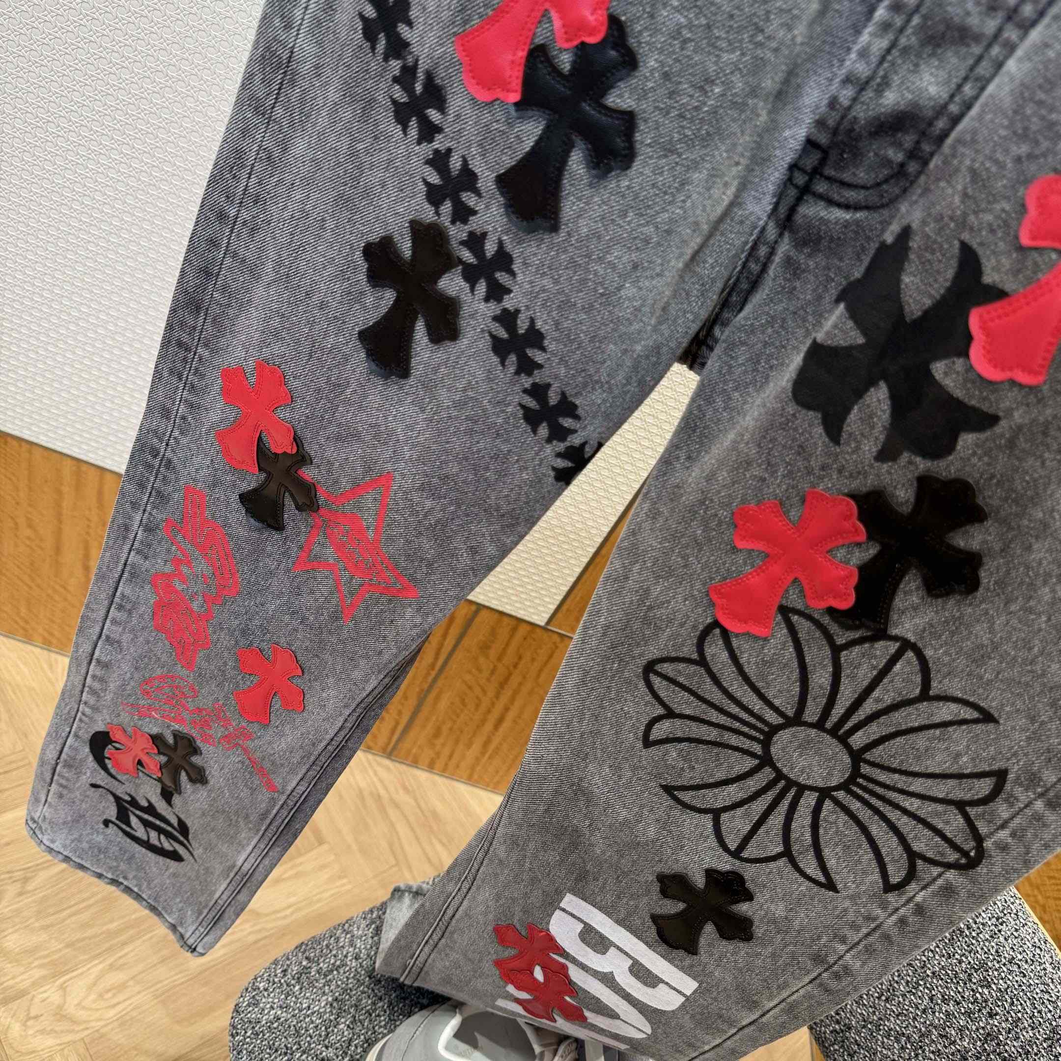 Chrome Hearts Jeans - EUR FASHION