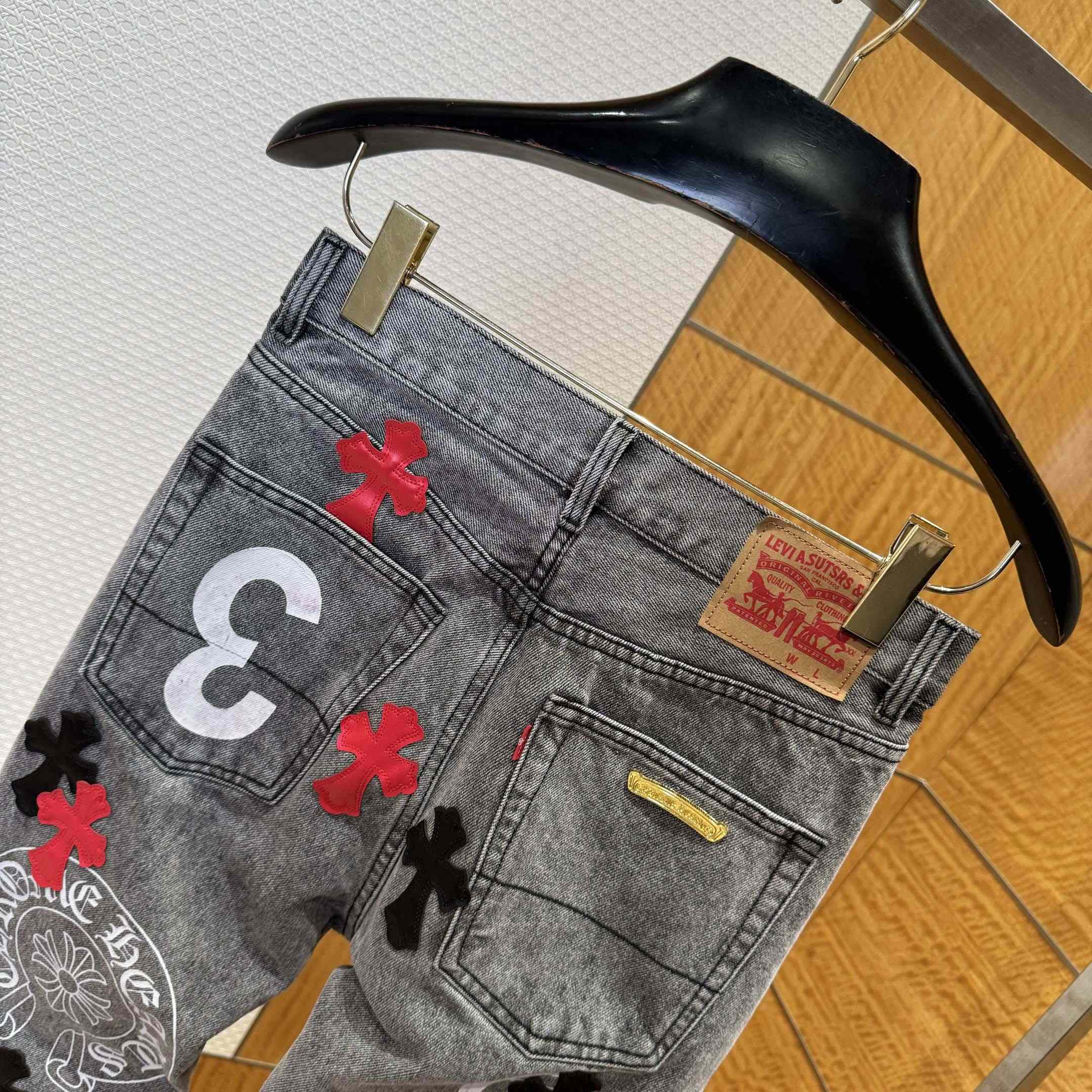 Chrome Hearts Jeans - EUR FASHION