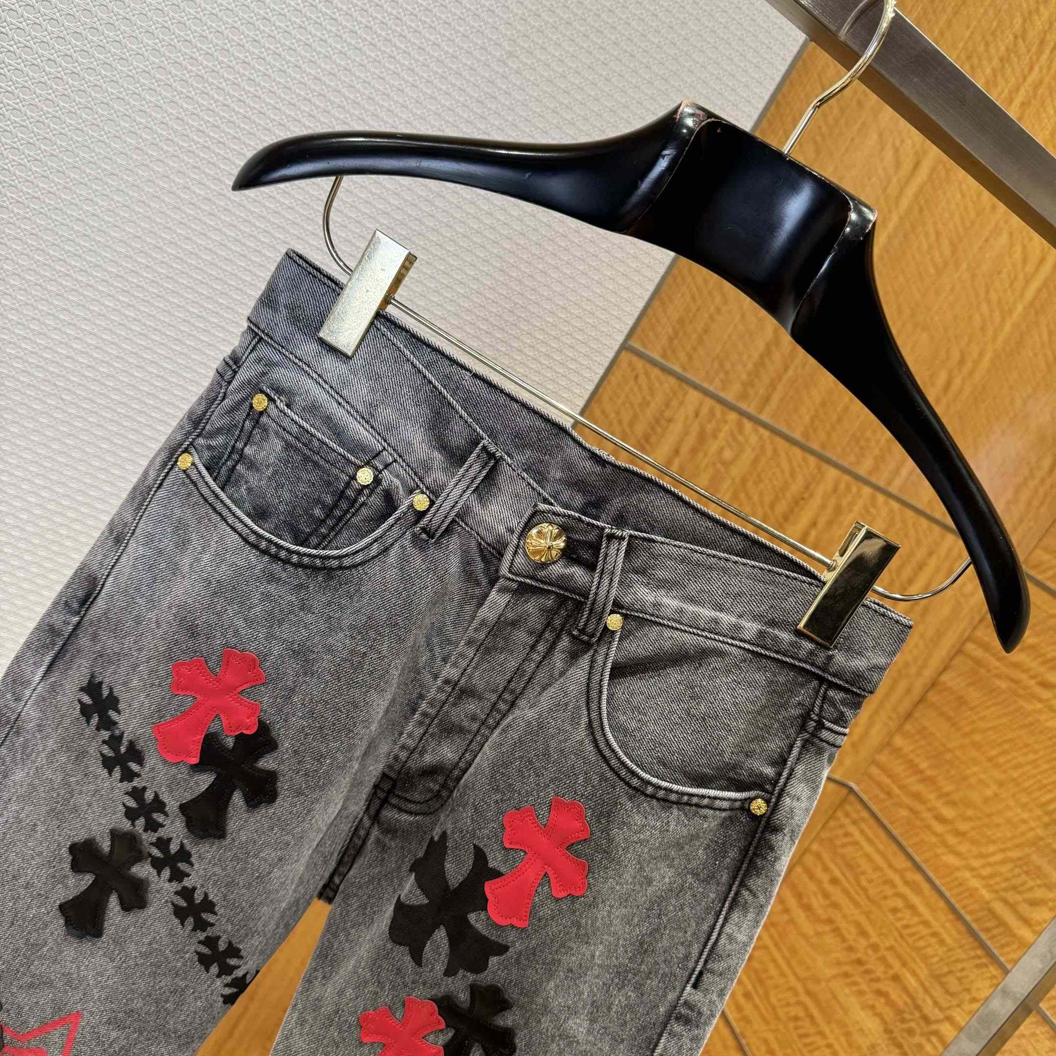 Chrome Hearts Jeans - EUR FASHION