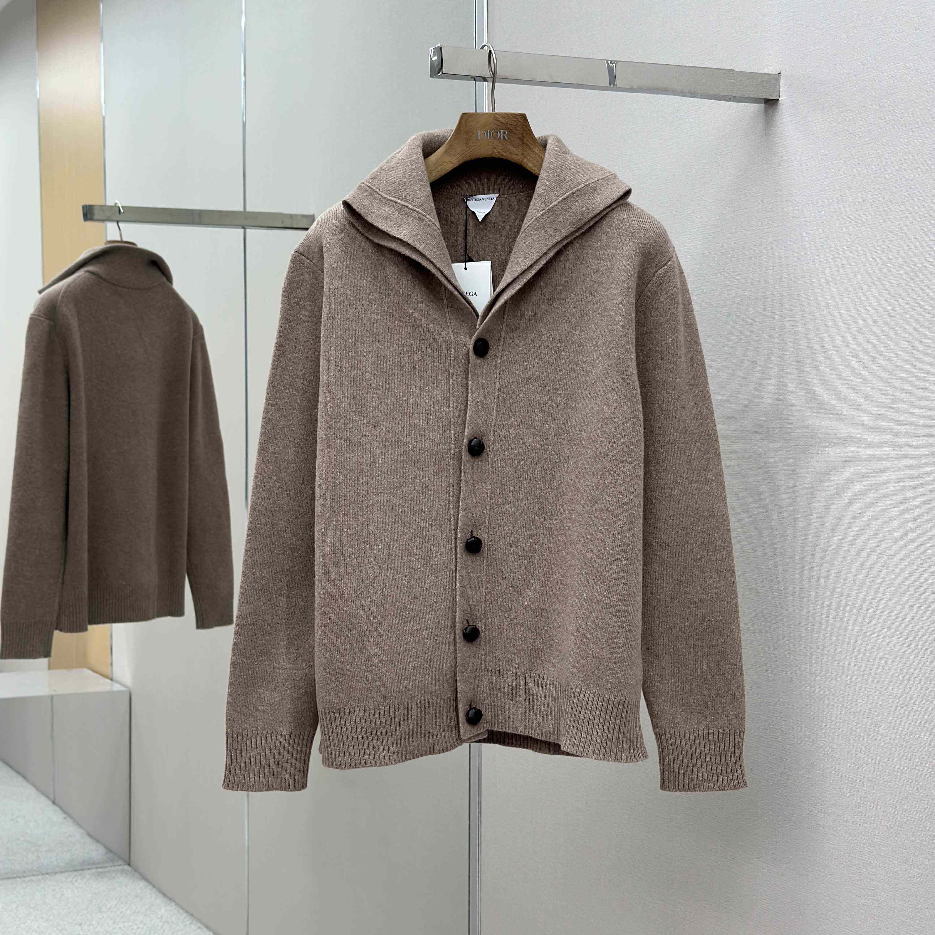 Bottega Veneta Compact Wool Cardigan - EUR FASHION