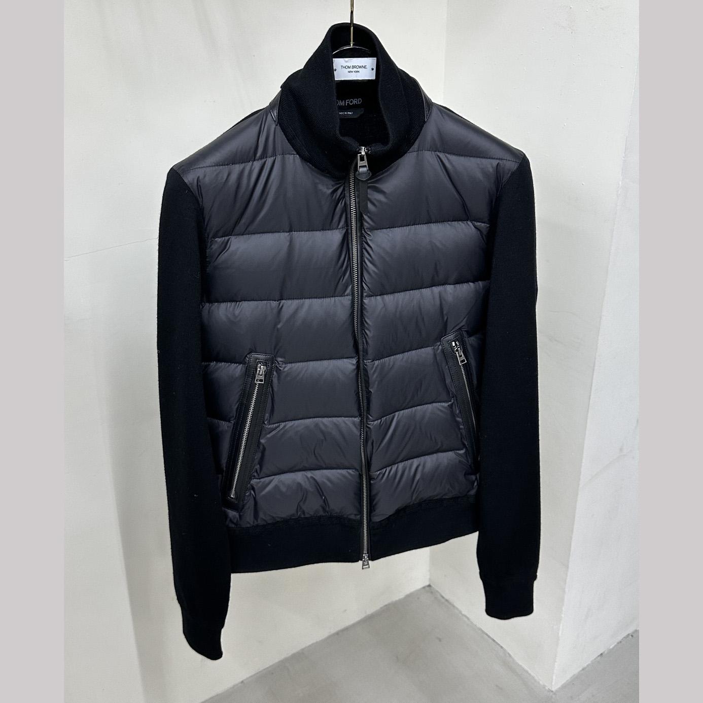 Tom Ford Padded-panel Knitted Jacket - EUR FASHION