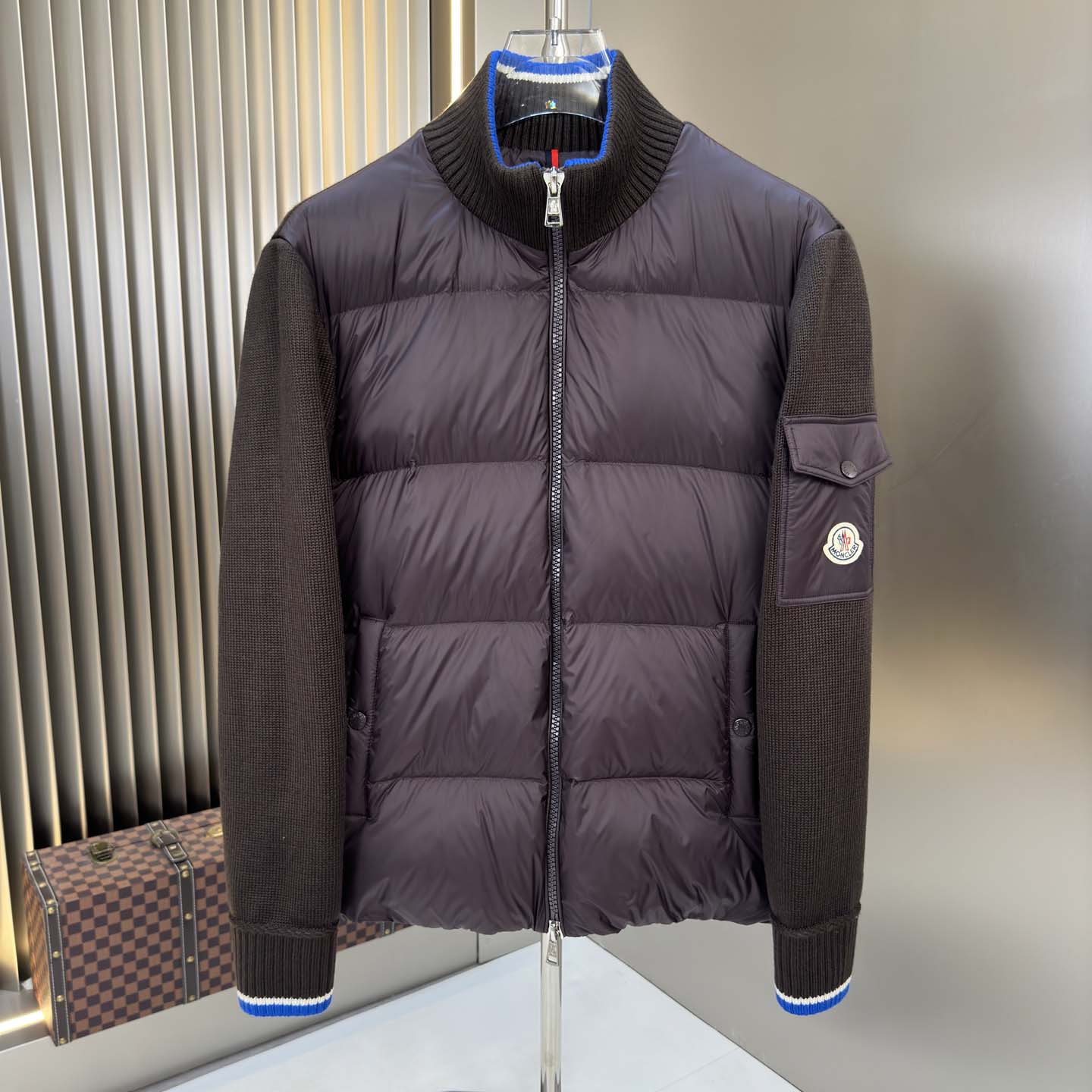 Moncler Padded Wool Zip-Up Cardigan - EUR FASHION