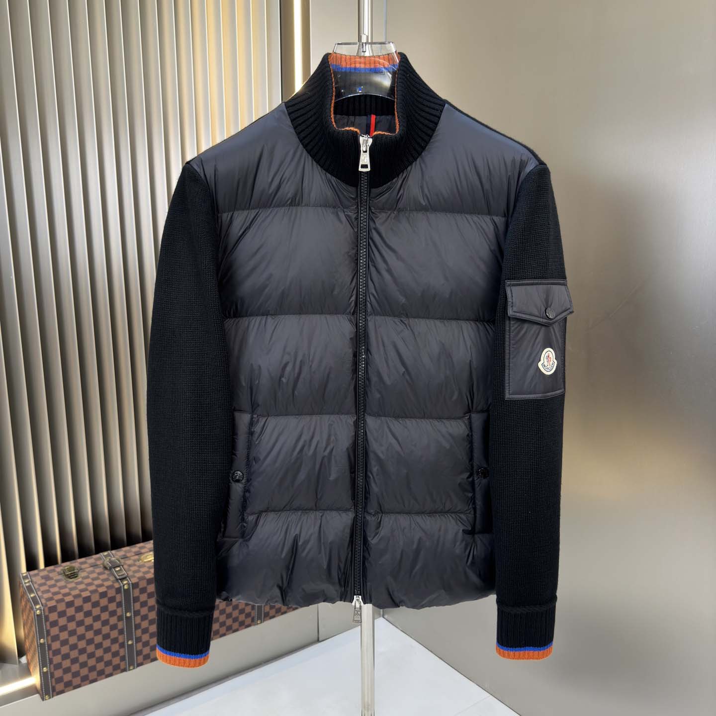 Moncler Padded Wool Zip-Up Cardigan - EUR FASHION