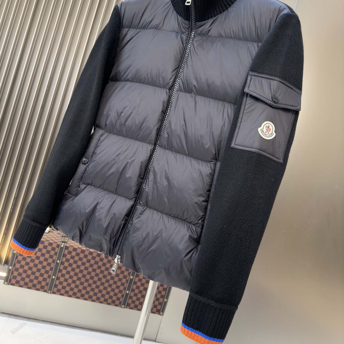 Moncler Padded Wool Zip-Up Cardigan - EUR FASHION