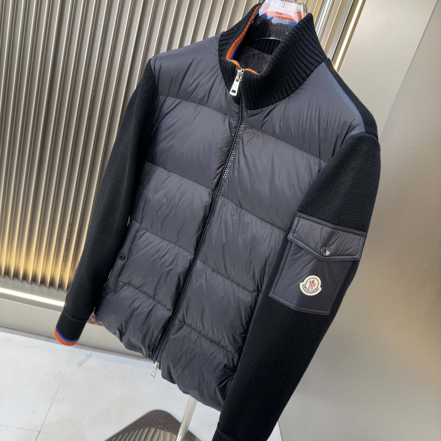 Moncler Padded Wool Zip-Up Cardigan - EUR FASHION