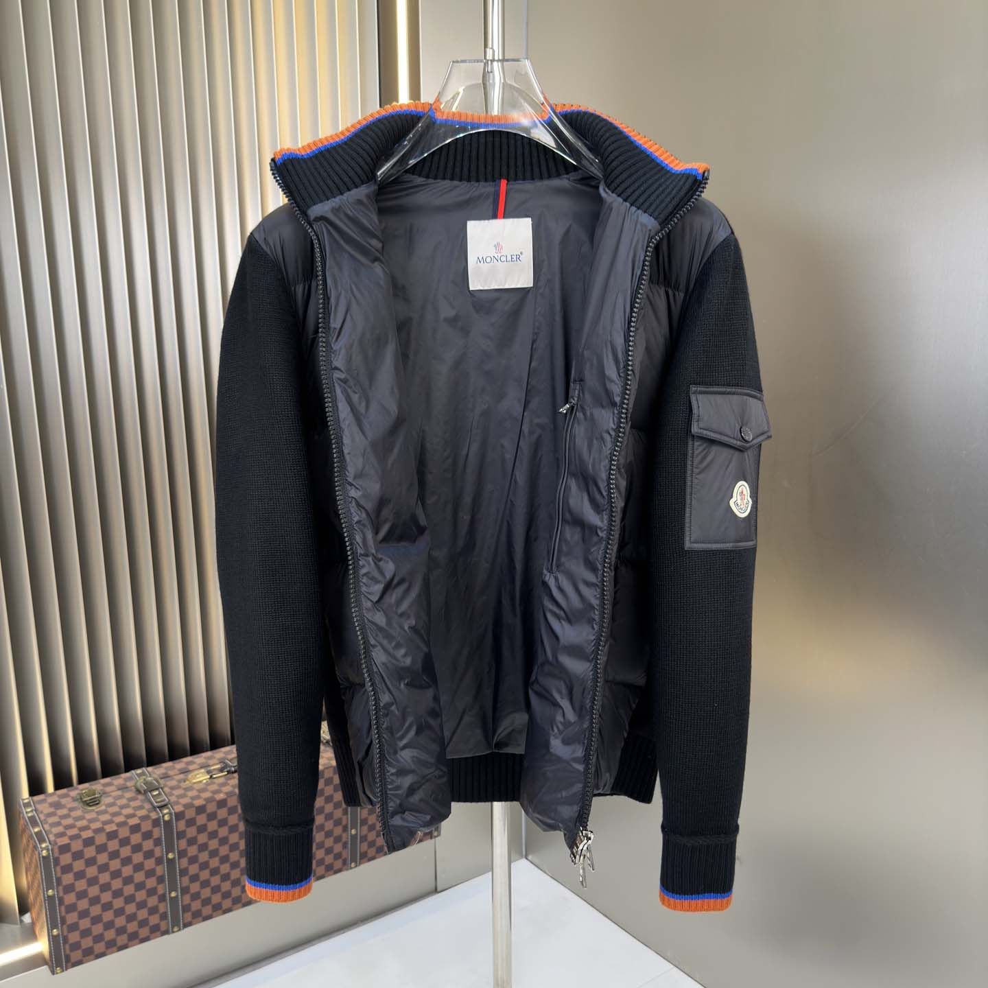 Moncler Padded Wool Zip-Up Cardigan - EUR FASHION