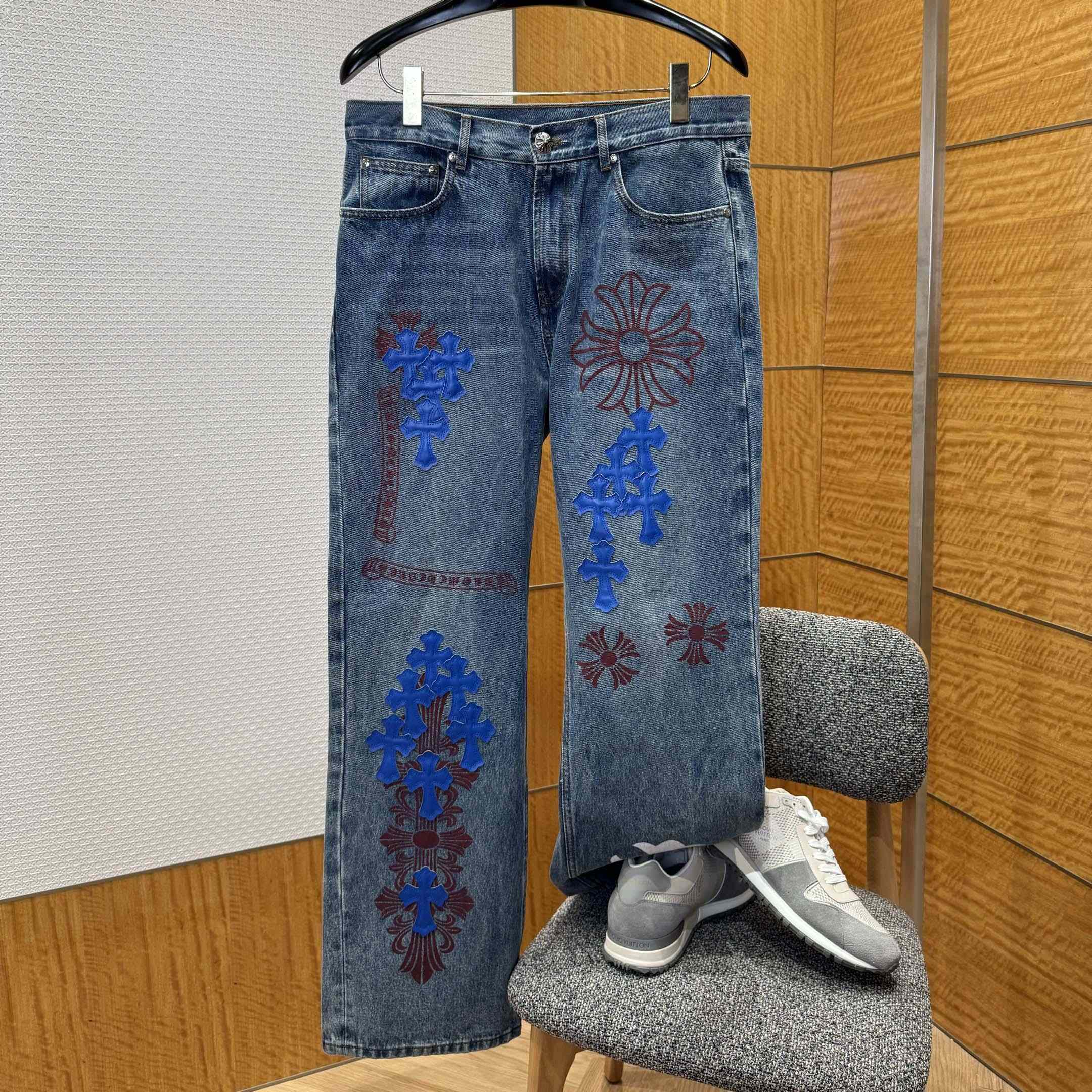 Chrome Hearts Jeans - EUR FASHION