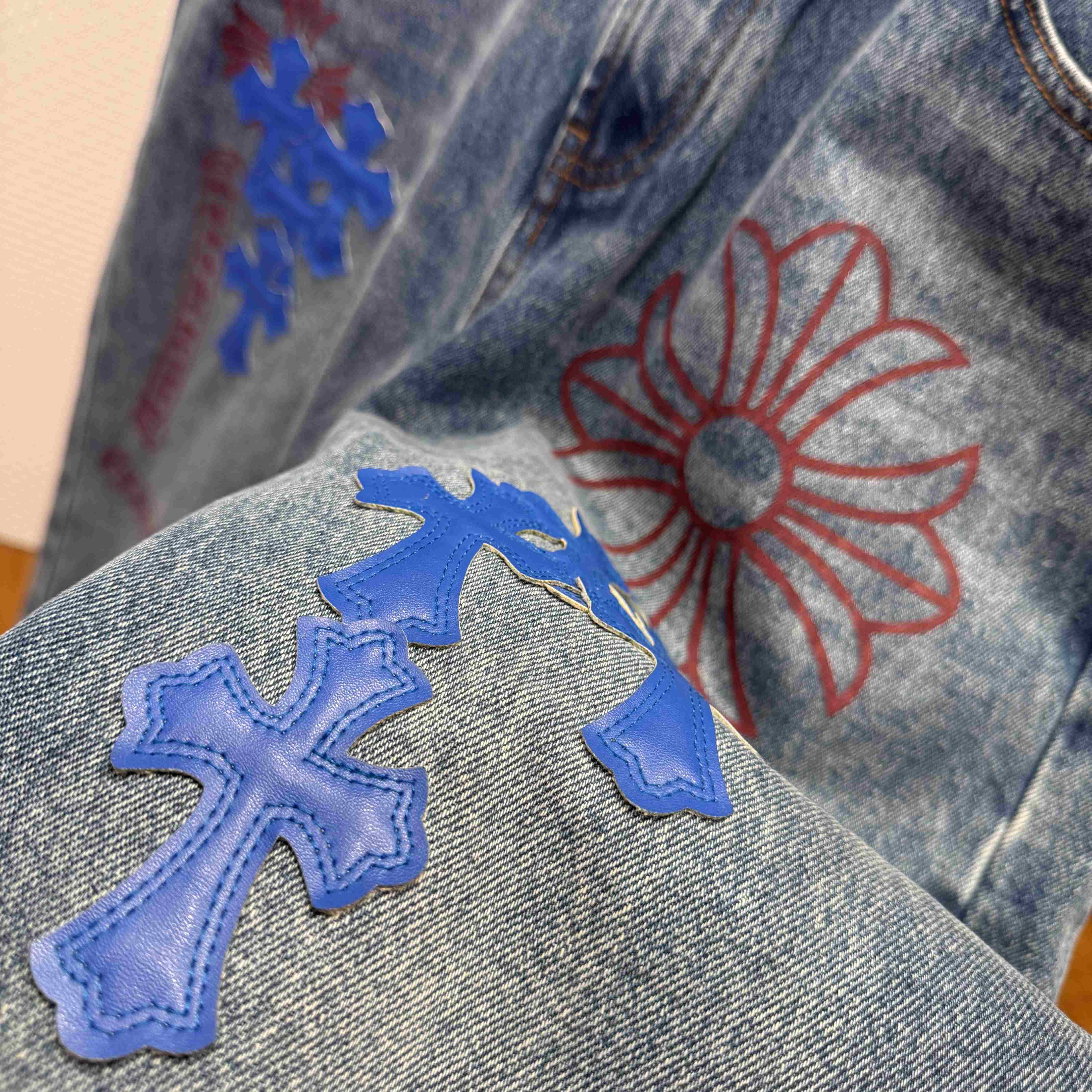 Chrome Hearts Jeans - EUR FASHION