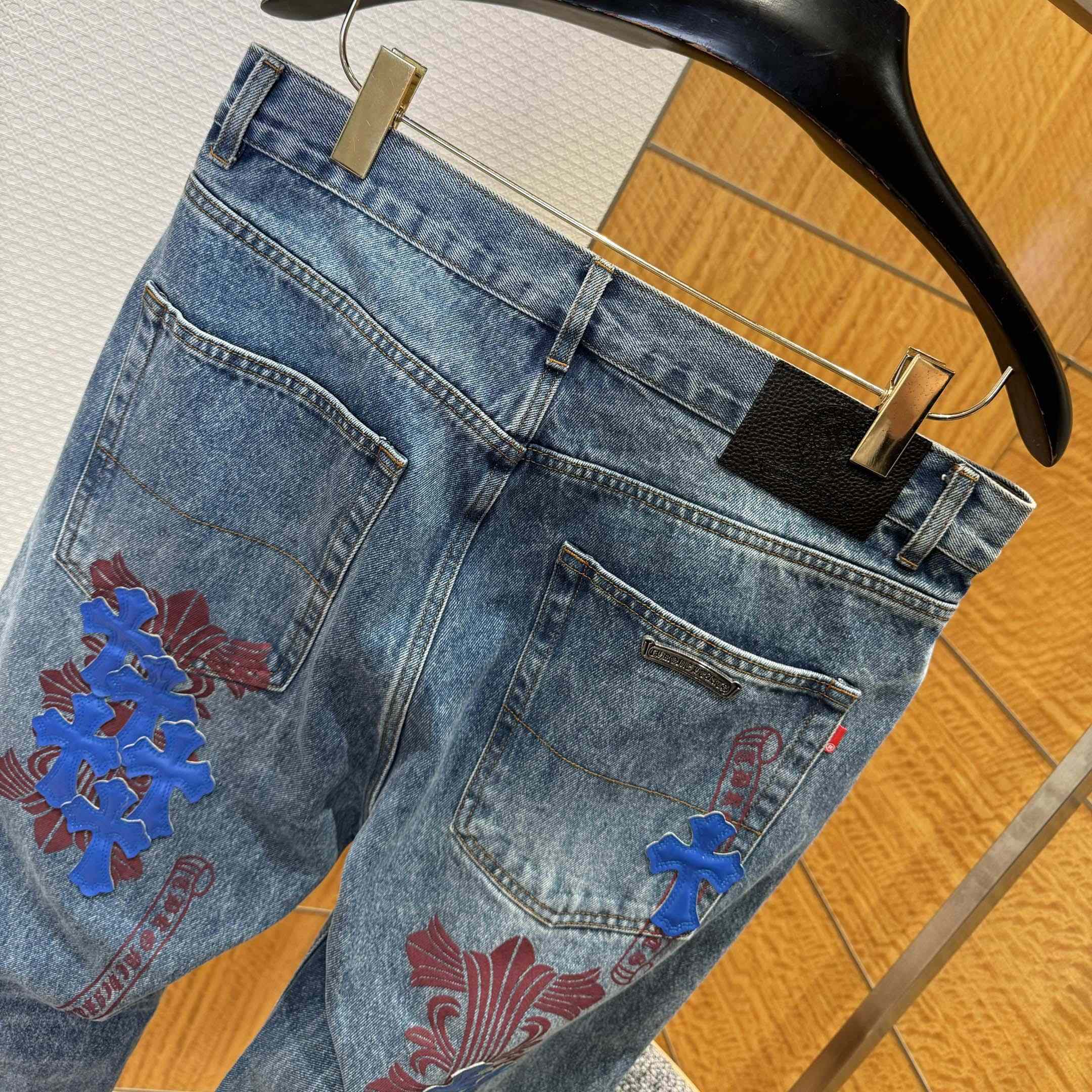 Chrome Hearts Jeans - EUR FASHION