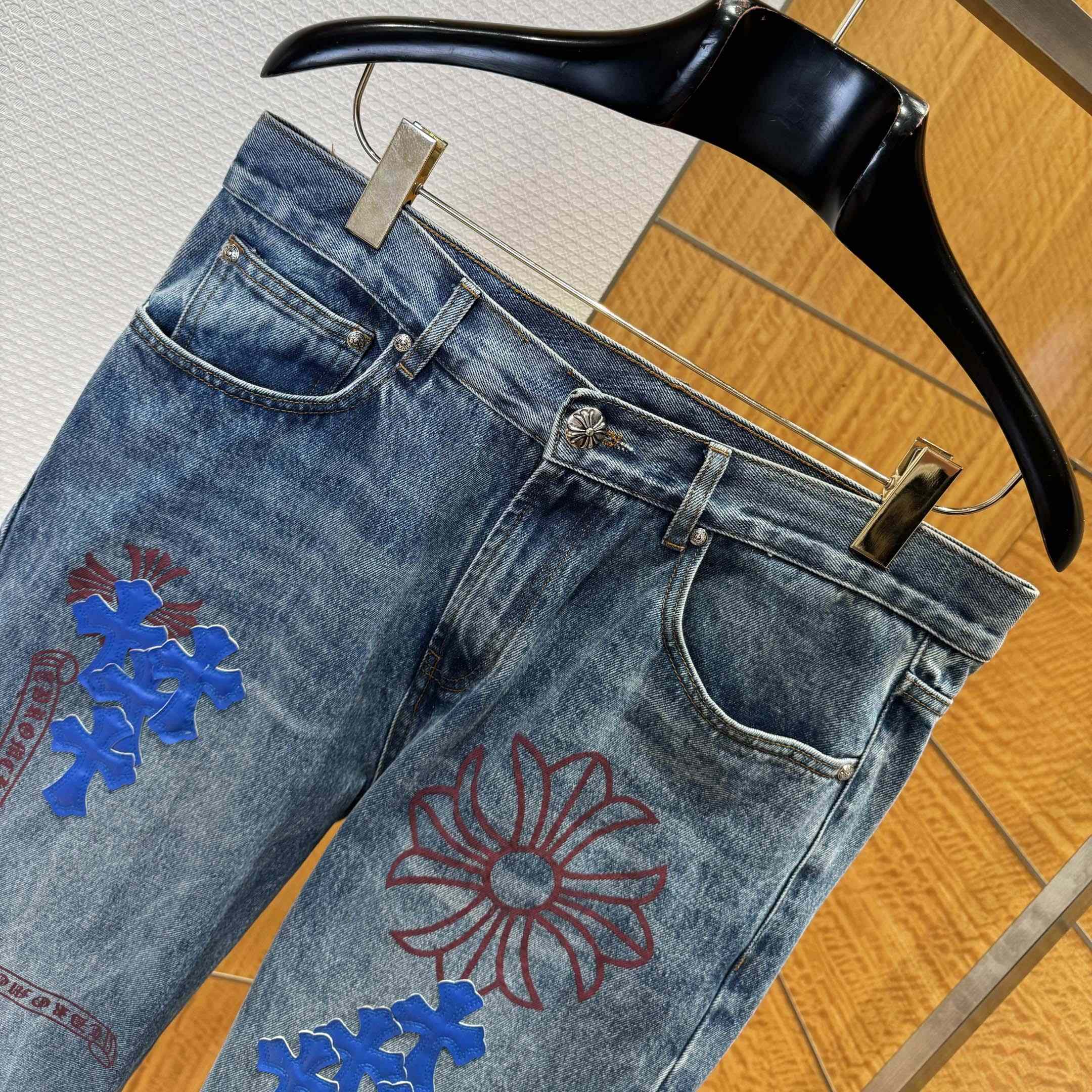 Chrome Hearts Jeans - EUR FASHION