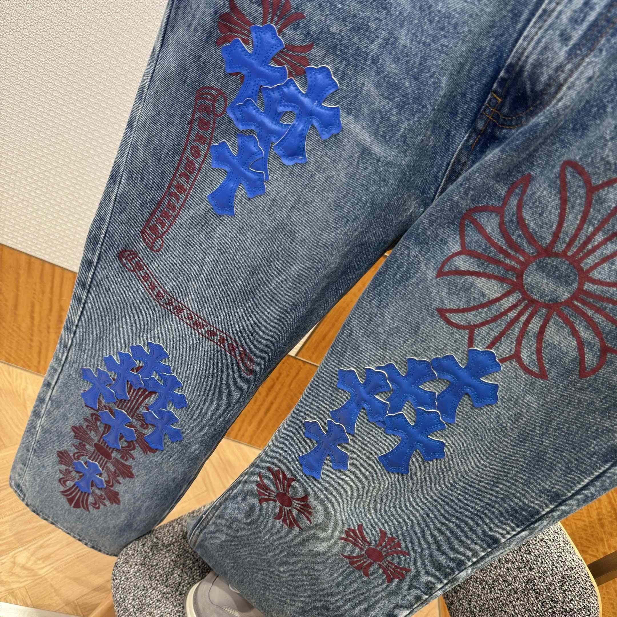 Chrome Hearts Jeans - EUR FASHION