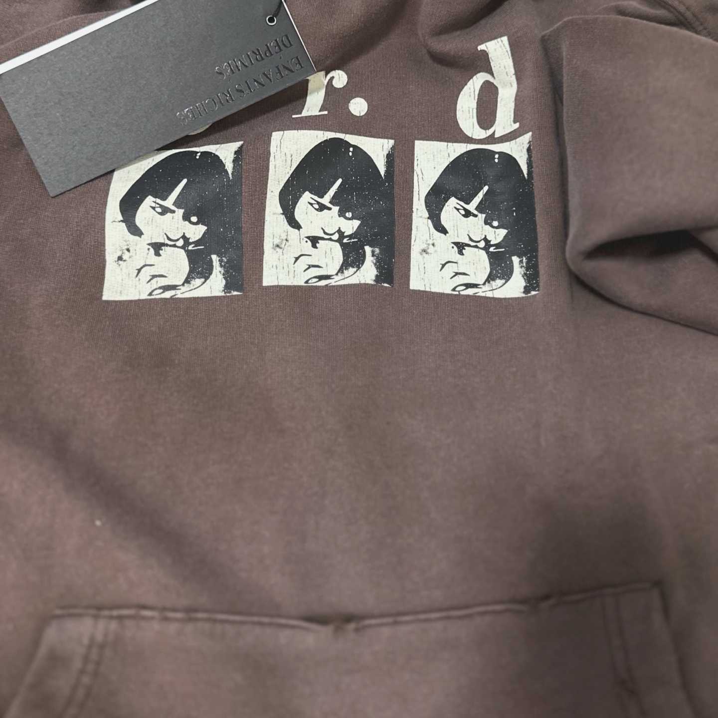 Enfants Riches Déprimés Louise Eats Sandwich Hoodie 'Chicory Coffee' - EUR FASHION