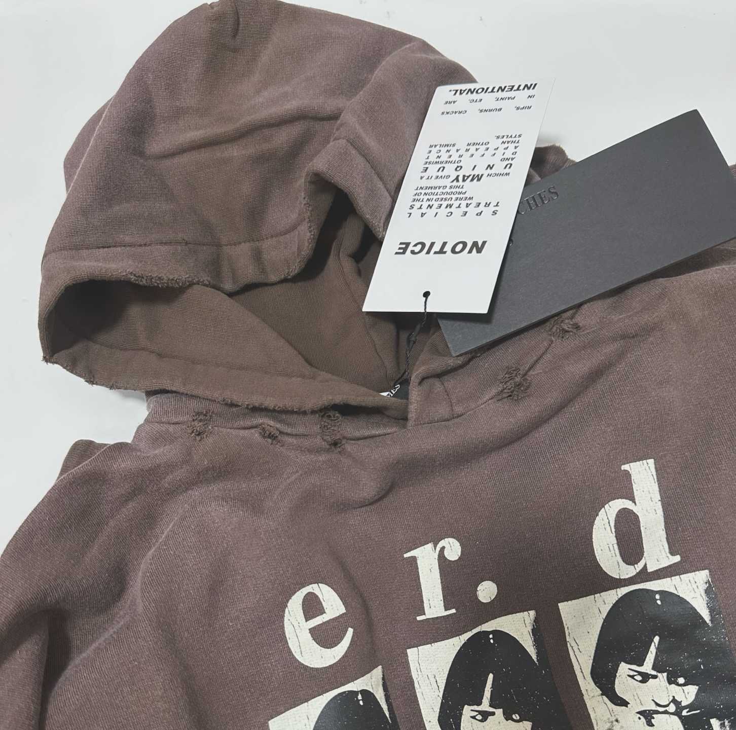 Enfants Riches Déprimés Louise Eats Sandwich Hoodie 'Chicory Coffee' - EUR FASHION