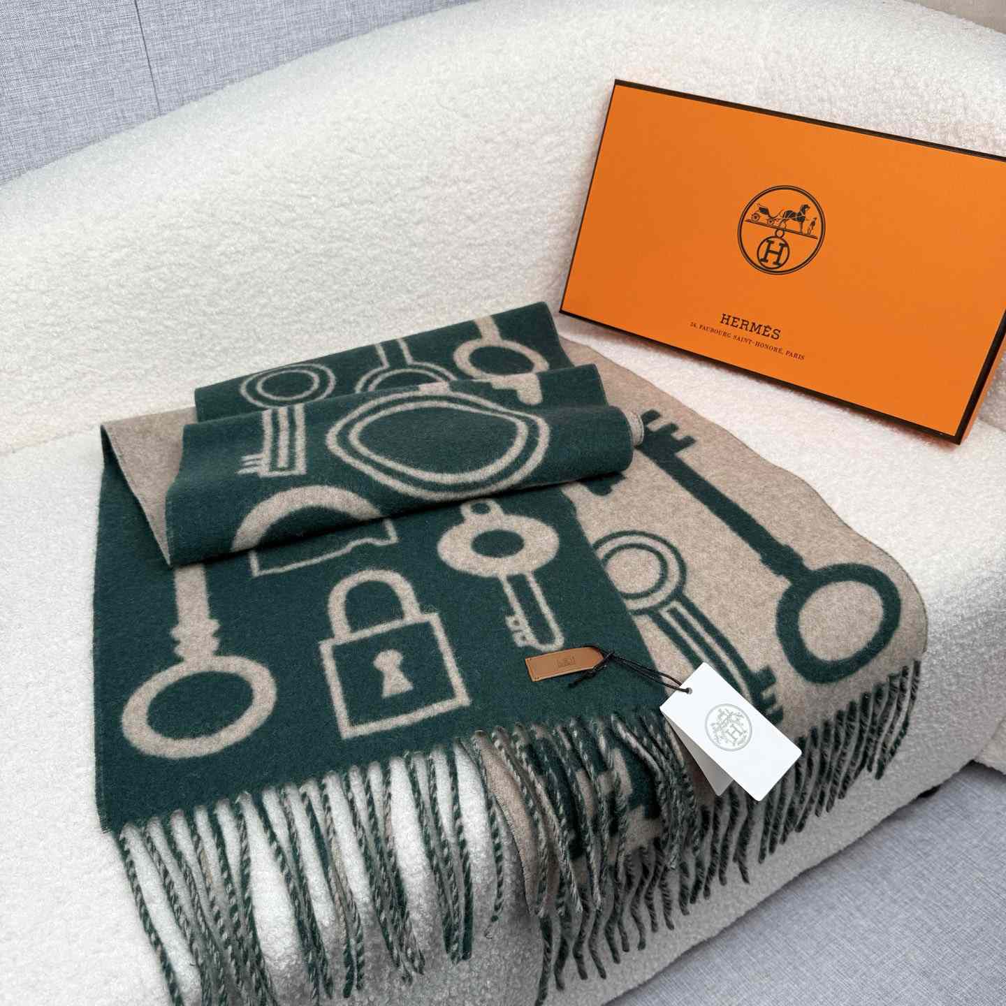 Hermes Casaque Porte-Clefs Scarf - EUR FASHION
