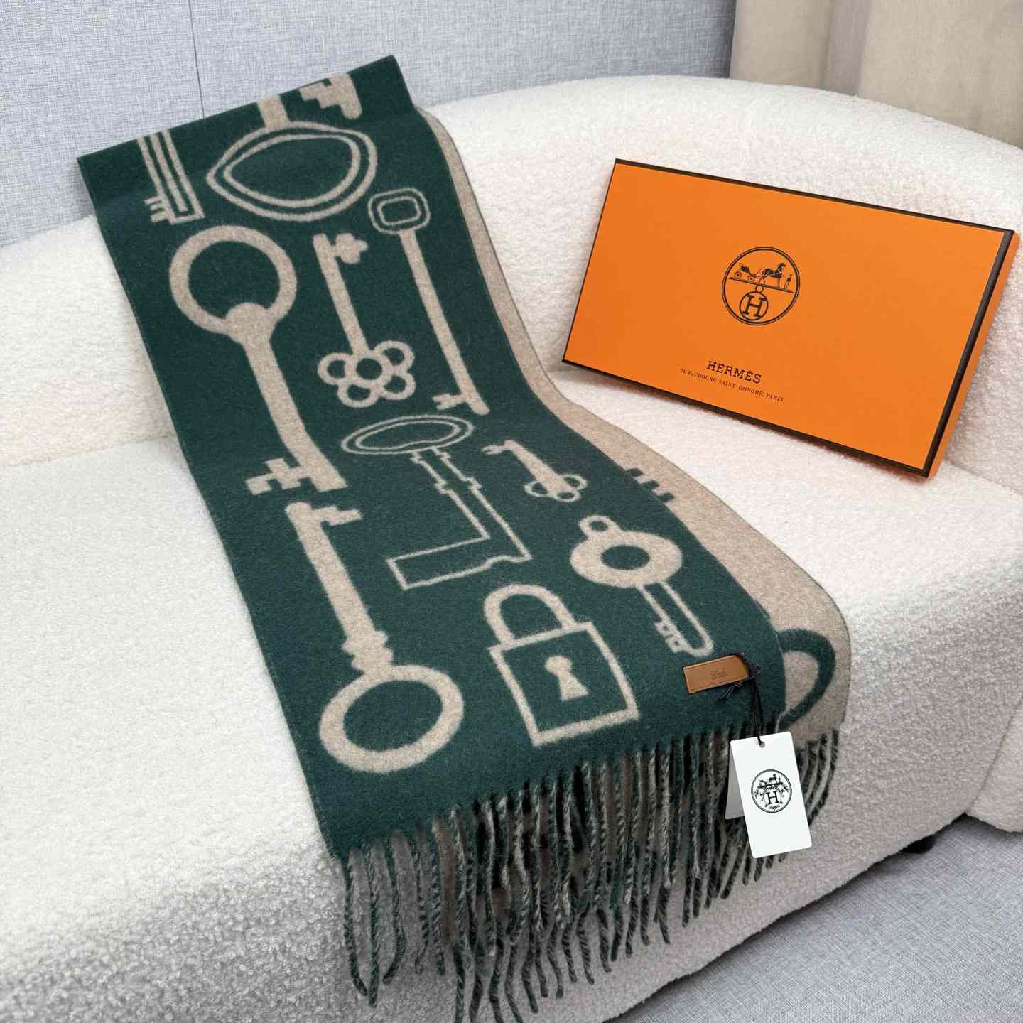 Hermes Casaque Porte-Clefs Scarf - EUR FASHION