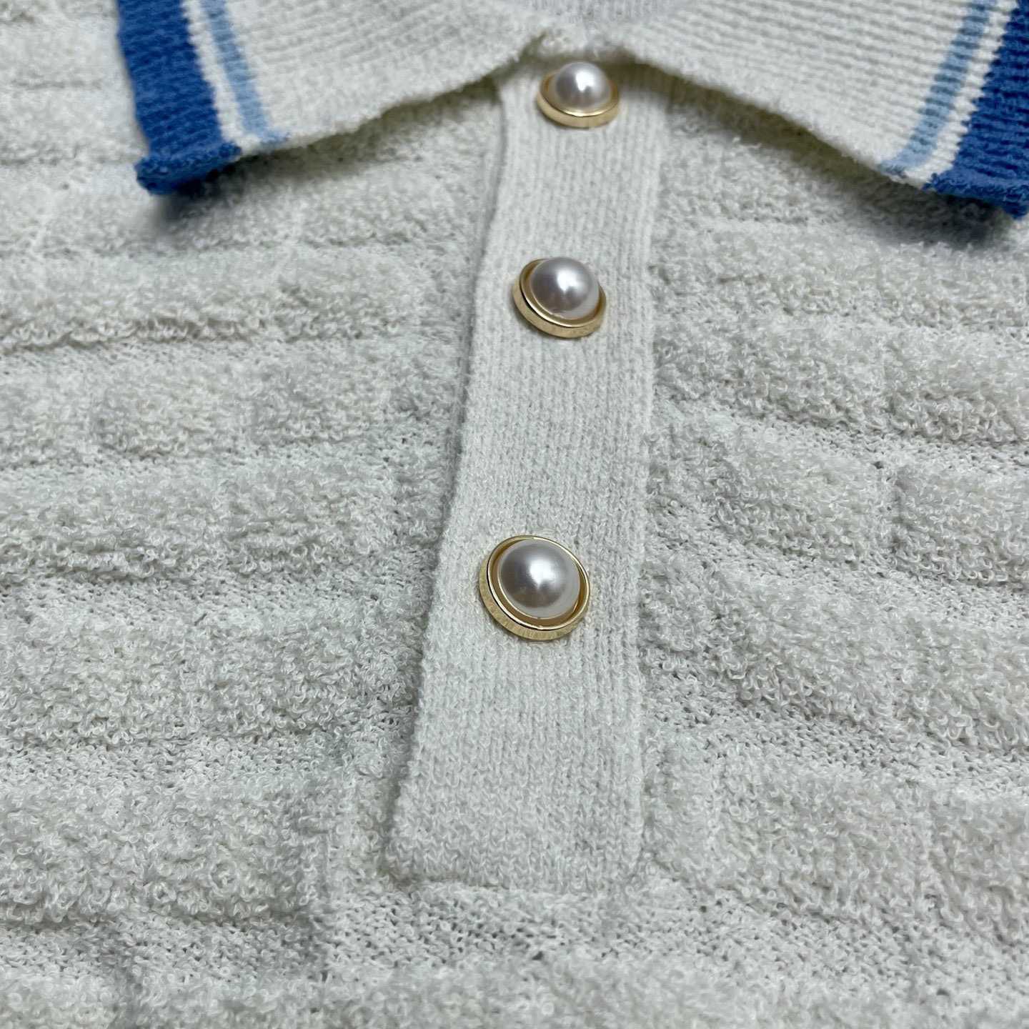 Casablanca Cotton Boucle Polo Shirt   Z6024 - EUR FASHION