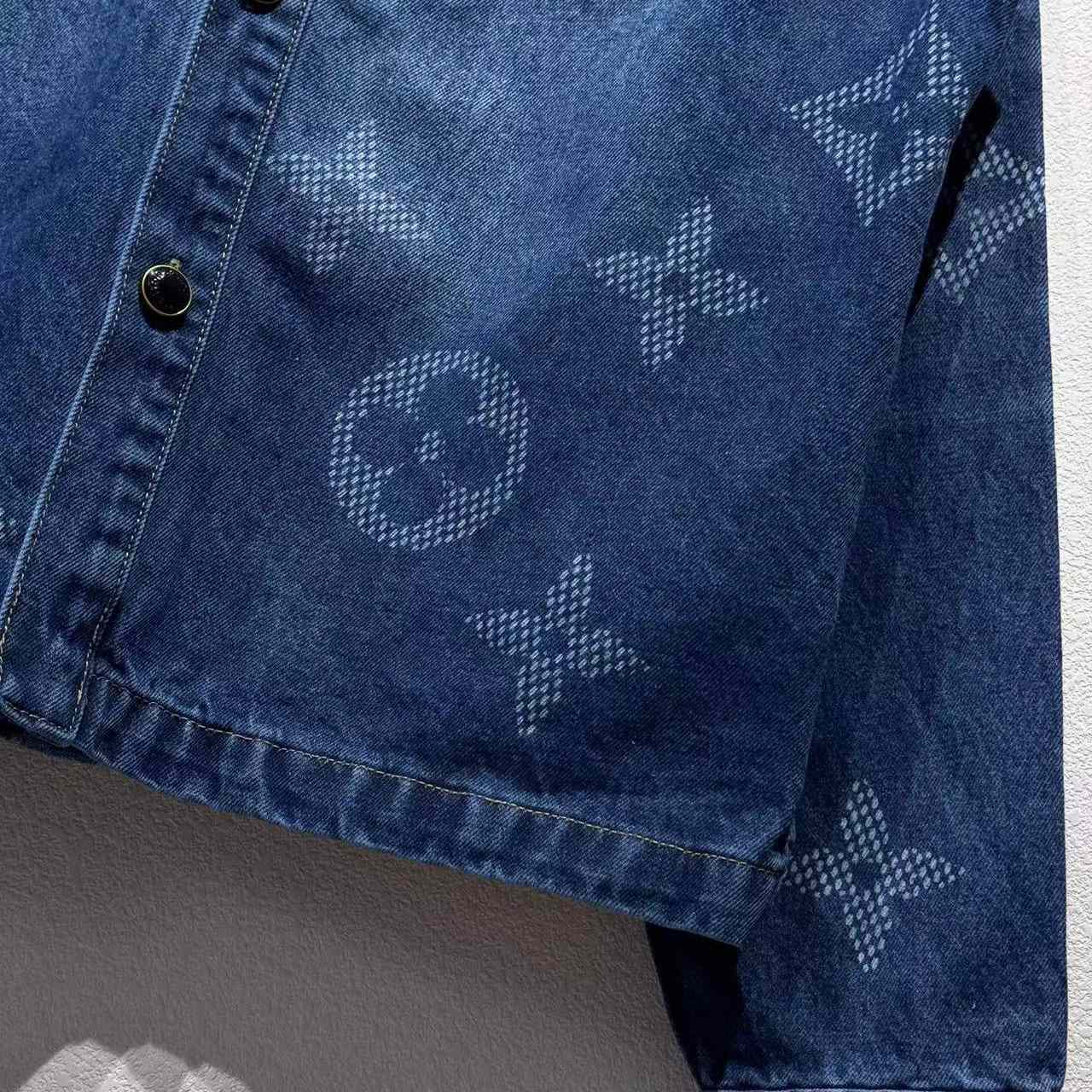 Louis Vuitton Monogram Denim Workwear Overshirt   1AIK79 - EUR FASHION