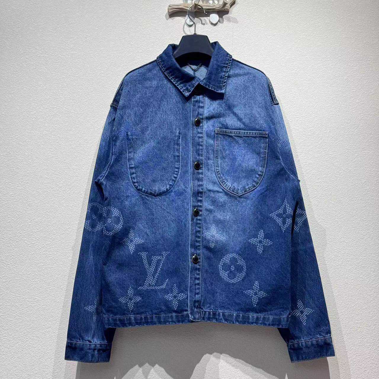 Louis Vuitton Monogram Denim Workwear Overshirt   1AIK79 - EUR FASHION
