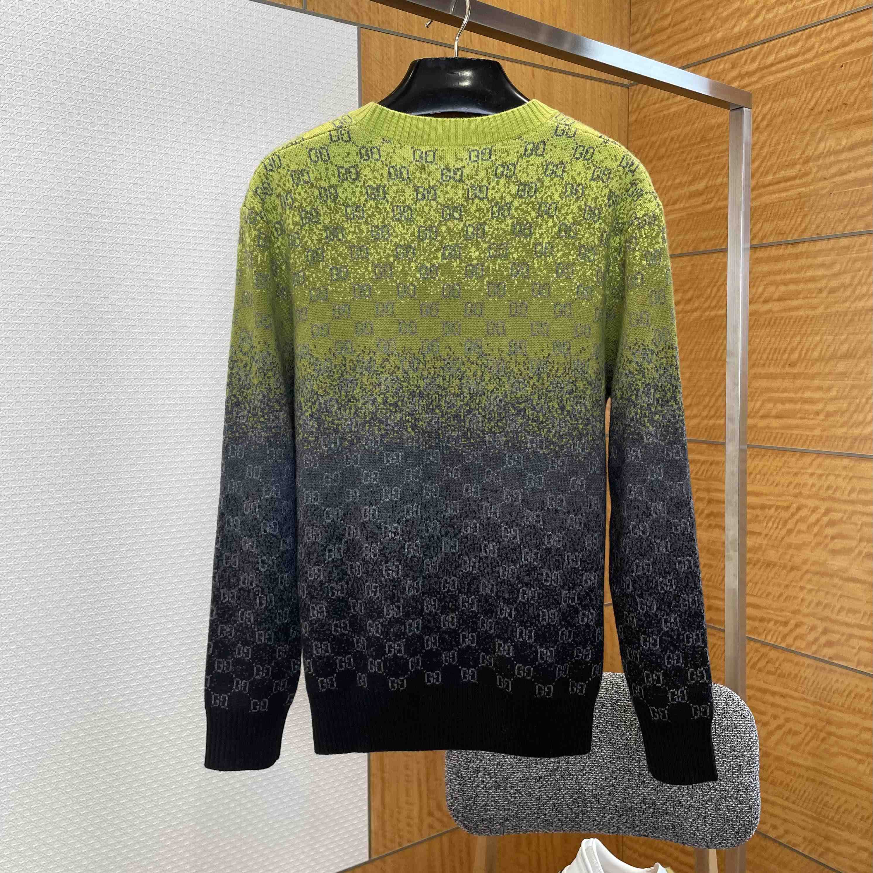 Gucci GG Wool Cashmere Jacquard Sweater - EUR FASHION
