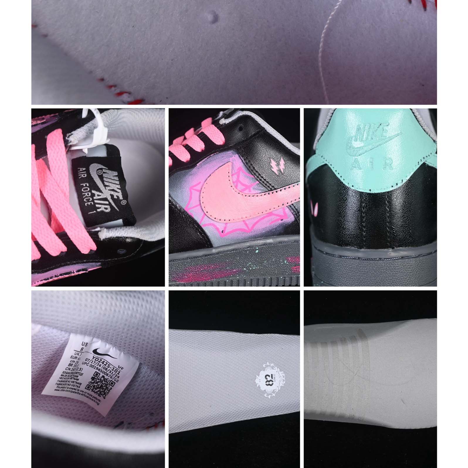 Nike Air Force 1 ’07 Low “Pink Electric Spider Shadow” YD2425-011 - EUR FASHION