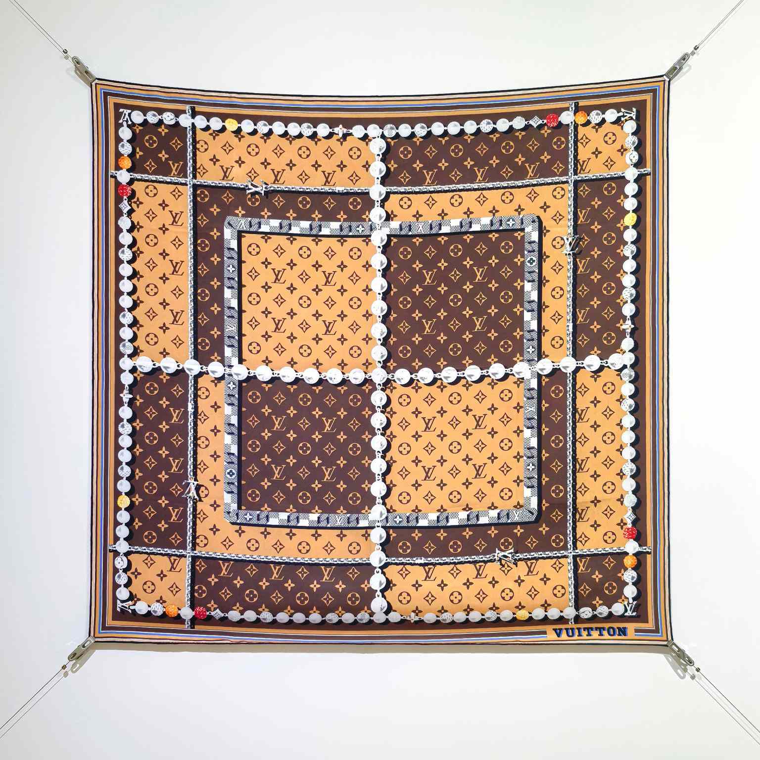 Louis Vuitton Dandy Monogram Silk Square   M94848 - EUR FASHION