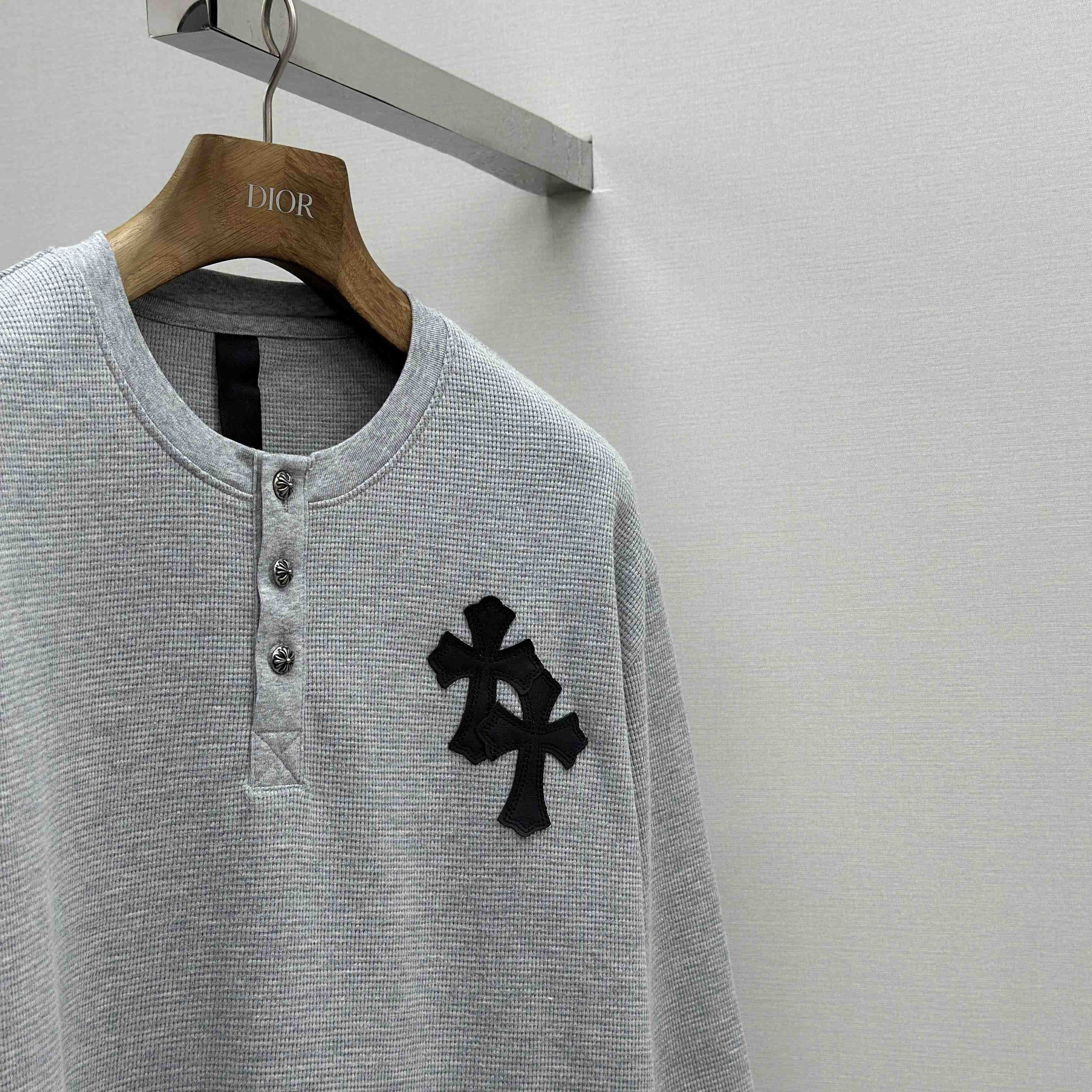 Chrome Hearts Long Sleeve Button - EUR FASHION