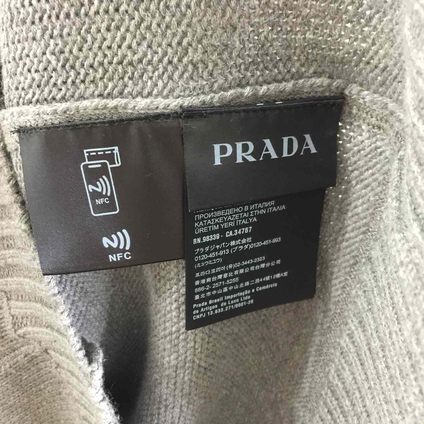 Prada Wool and cashmere crew-neck sweater - EUR FASHION