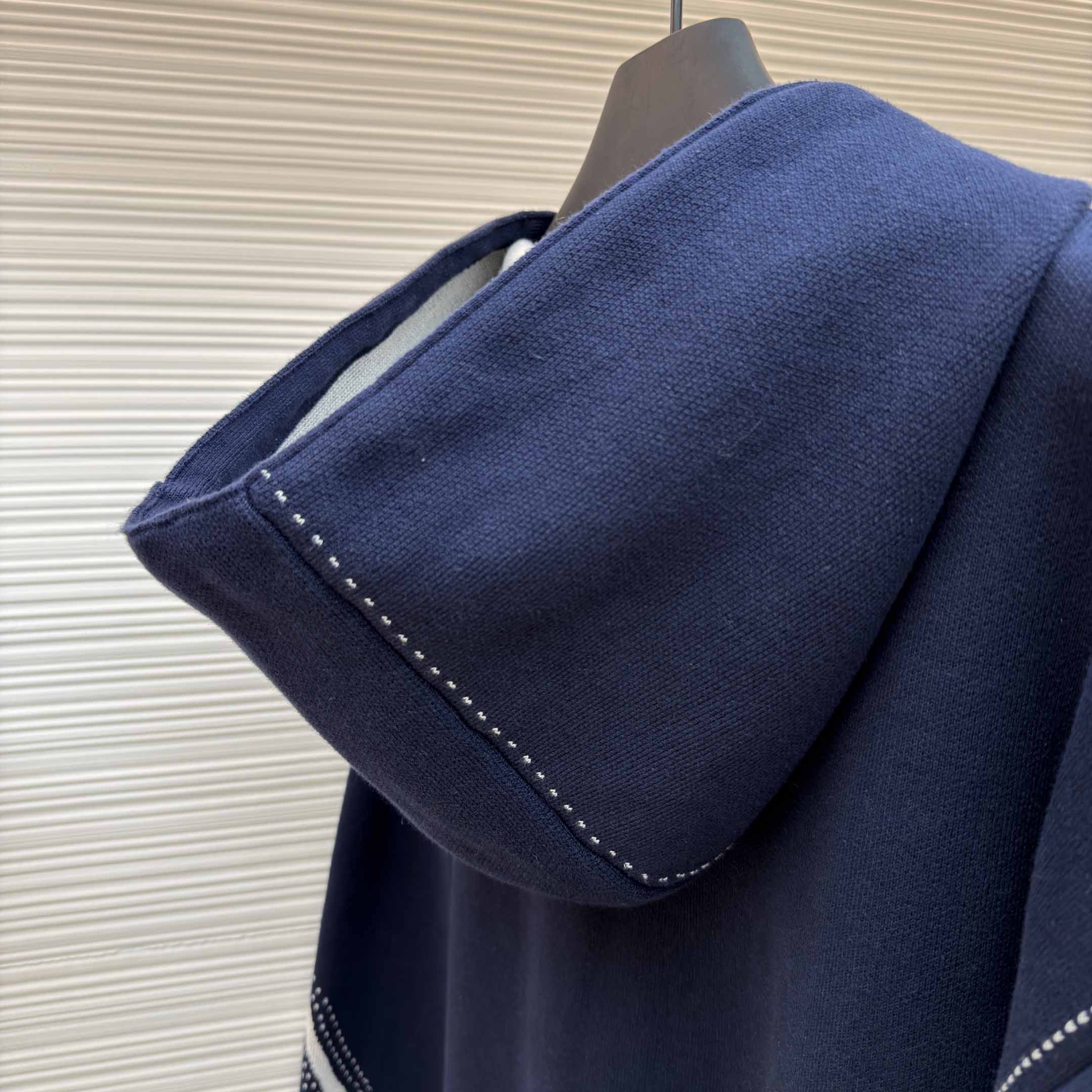 Louis Vuitton Graphic Intarsia Zipped Cotton Hoodie  - EUR FASHION