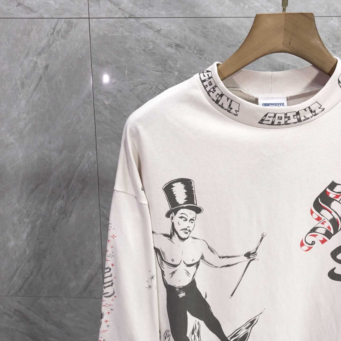 Saint Michael x Alexis Ross ALX LS Tee Drawing  - EUR FASHION