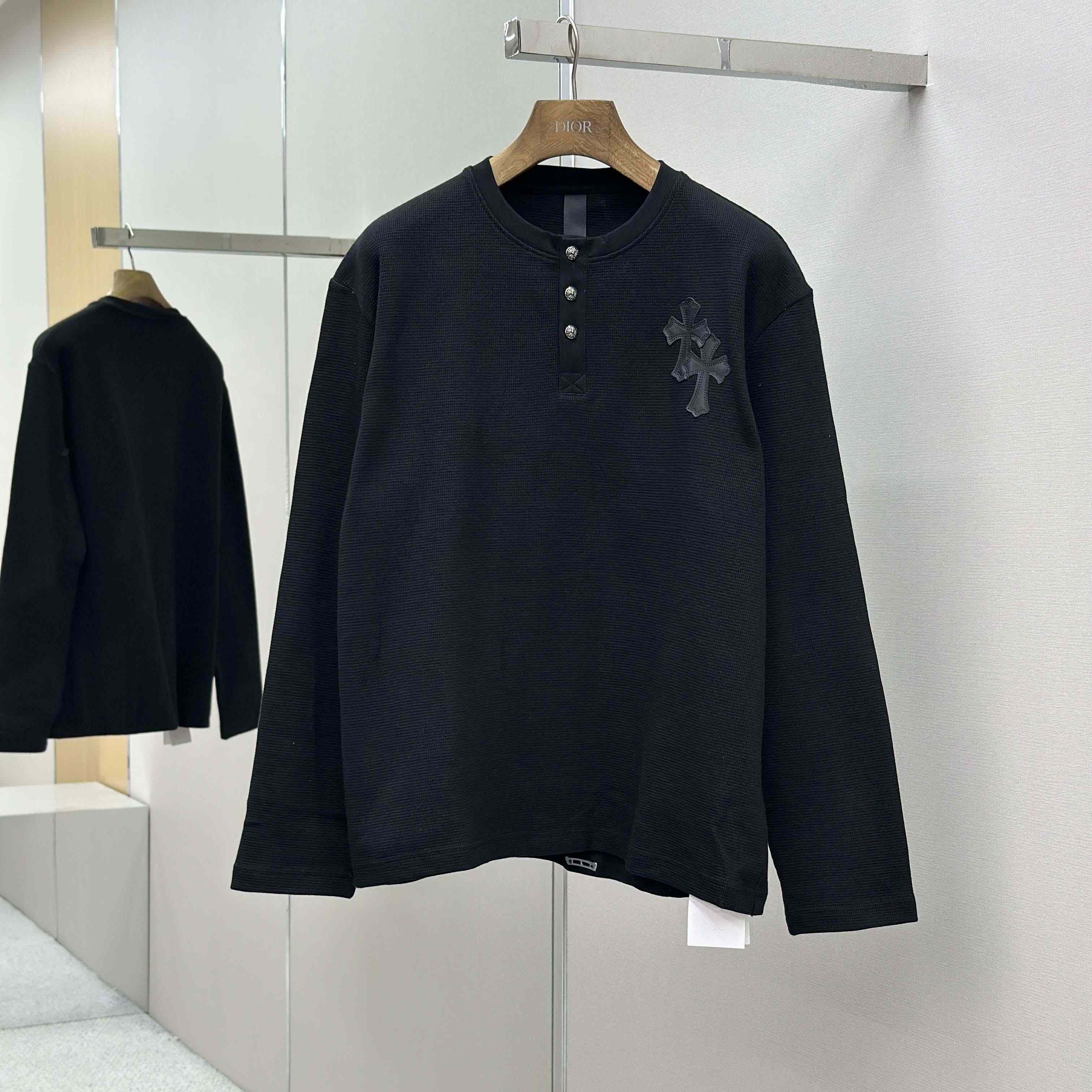 Chrome Hearts Long Sleeve Button - EUR FASHION