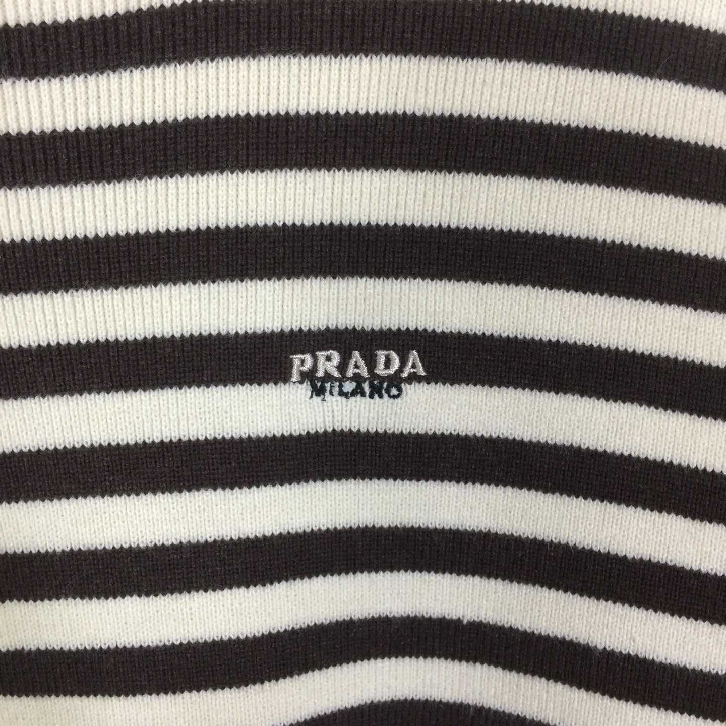 Prada Dark Brown Superfine Wool Turtleneck Sweater  - EUR FASHION