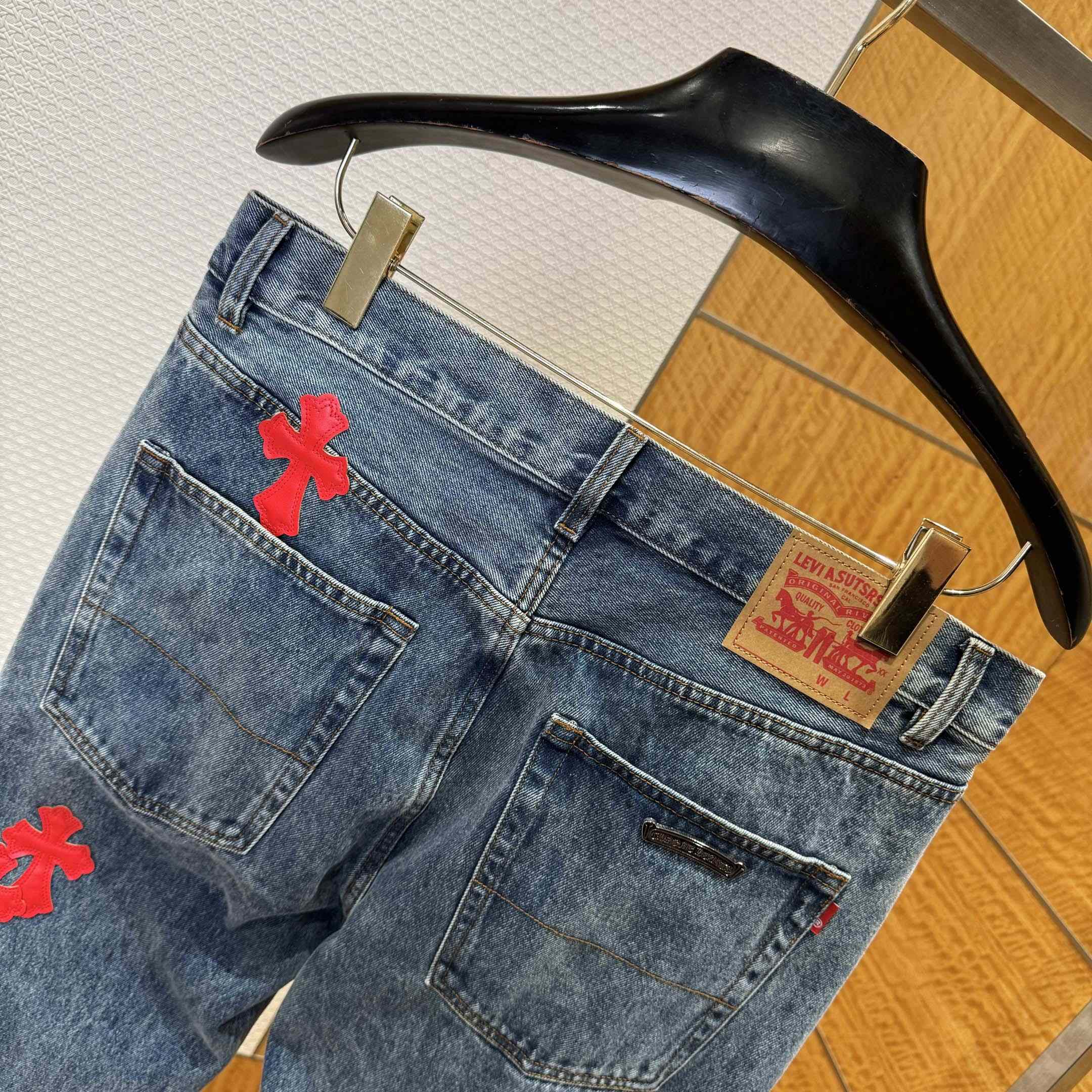 Chrome Hearts Jeans - EUR FASHION