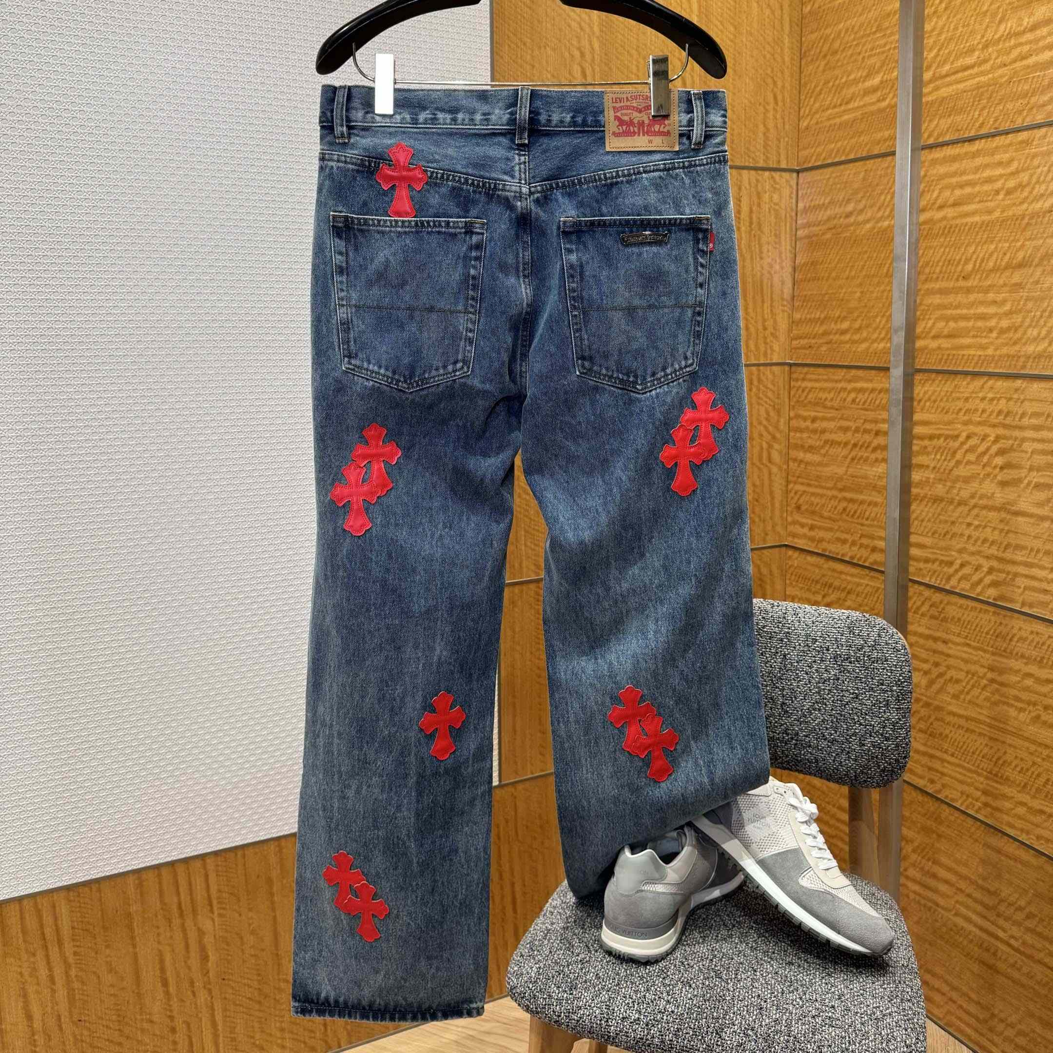 Chrome Hearts Jeans - EUR FASHION