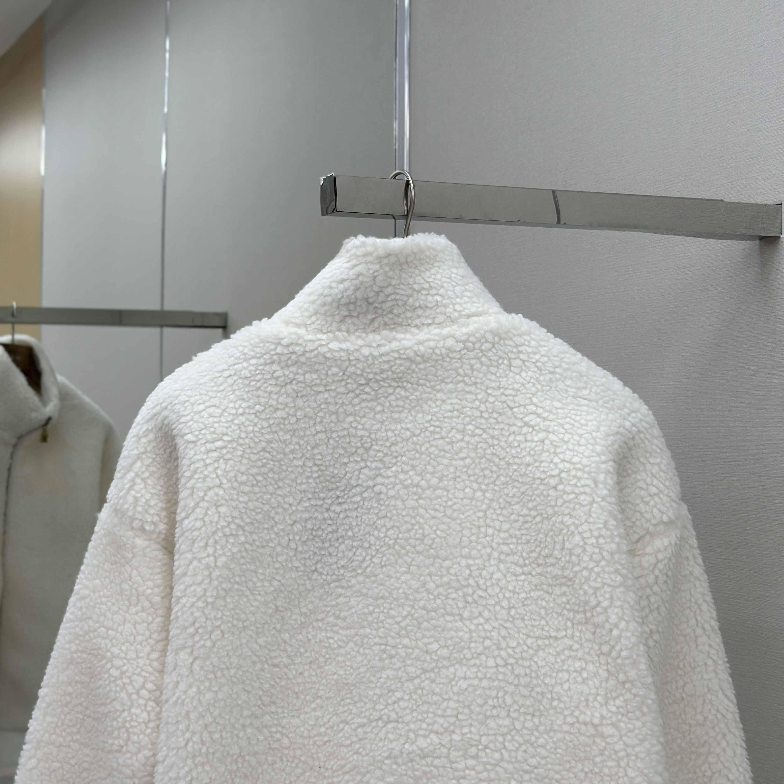 Louis Vuitton Leather Patch Fleece Blouson   1AHUGL - EUR FASHION