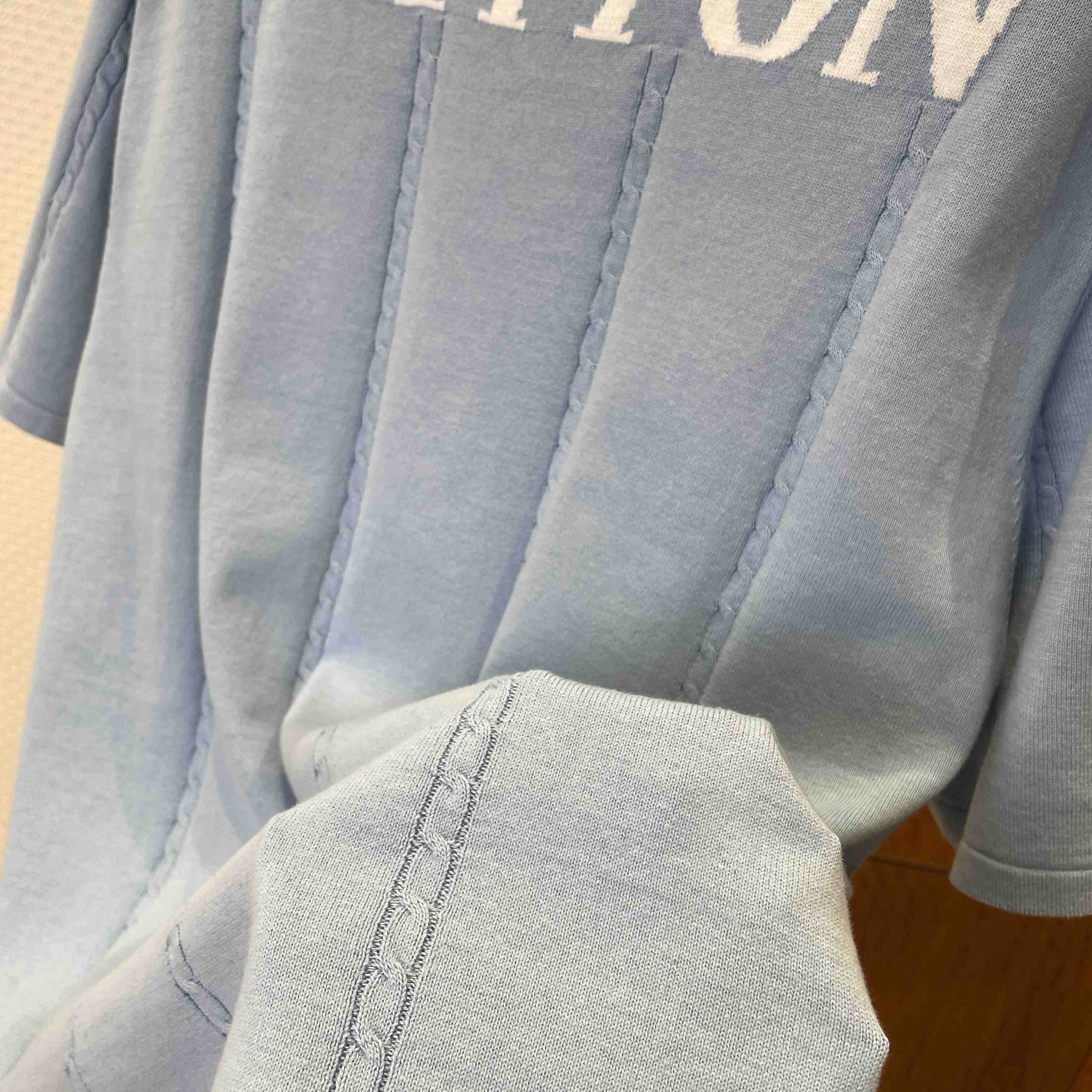 Louis Vuitton Silk-Cotton Short-Sleeved Crewneck   1AIJYJ - EUR FASHION