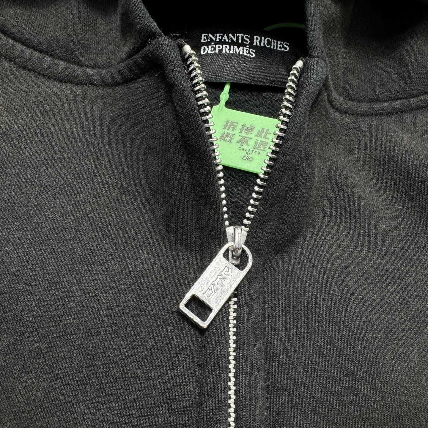 Enfants Riches Déprimés Cotton Jersey Zip-Up Hoodie - EUR FASHION