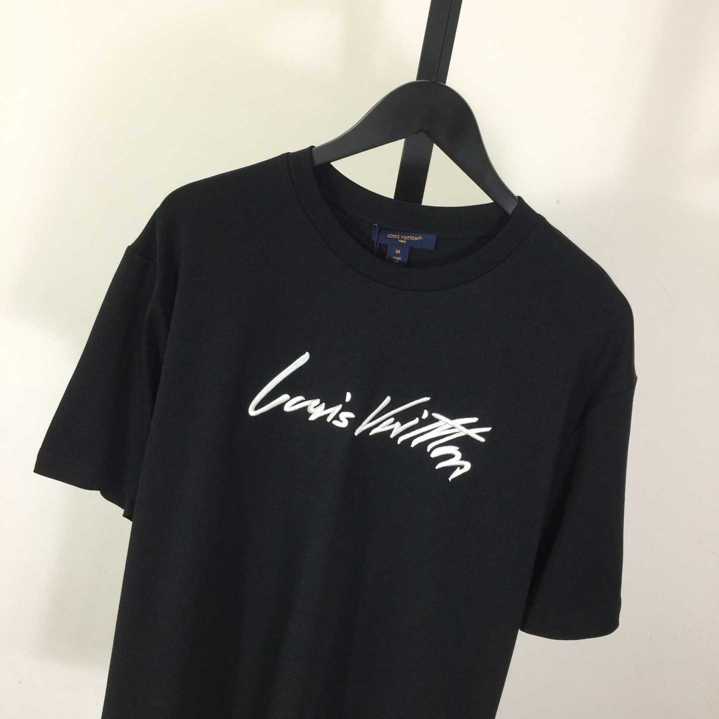 Louis Vuitton Cursive Signature T-Shirt - EUR FASHION