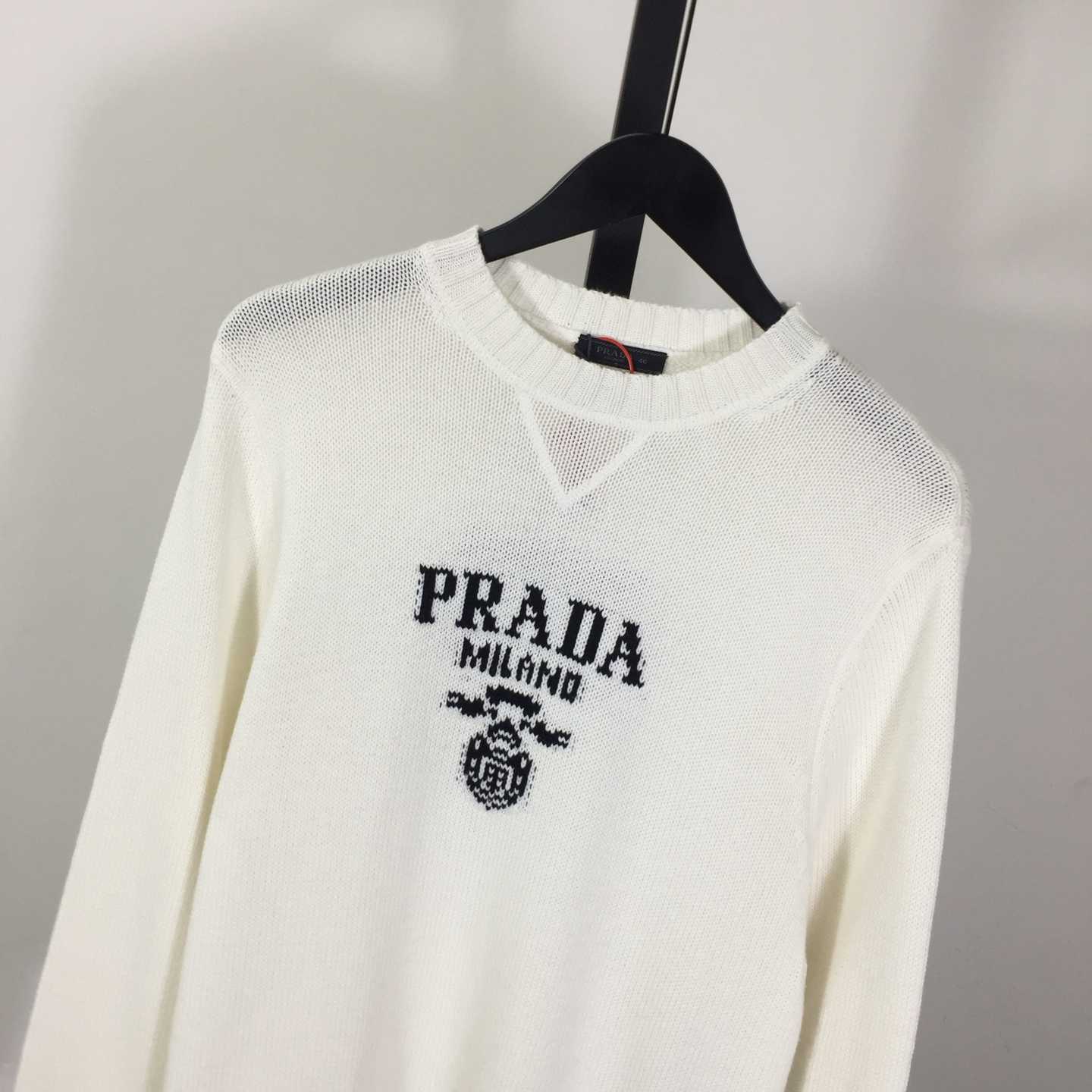 Prada Wool and cashmere crew-neck sweater - EUR FASHION