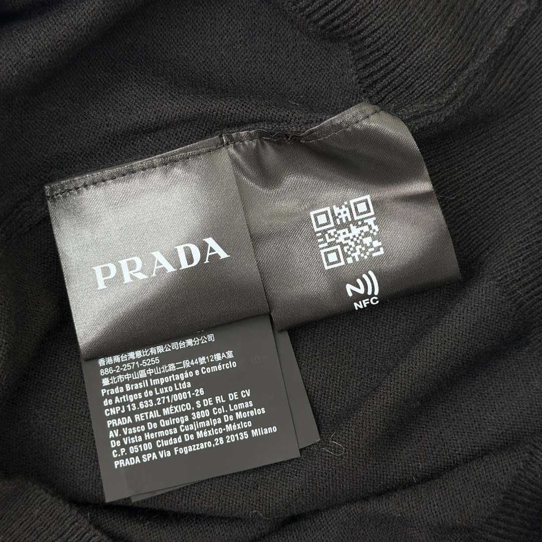 Prada Embroidered Long-sleeves Wool Sweater - EUR FASHION