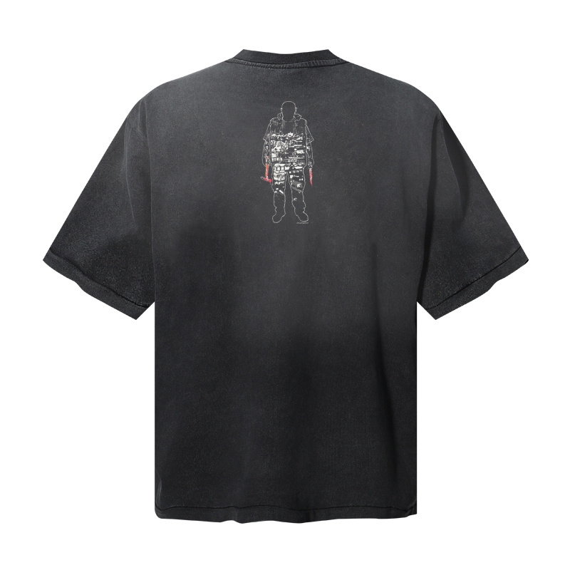 Saint Michael Zange Washed T-shirt - EUR FASHION