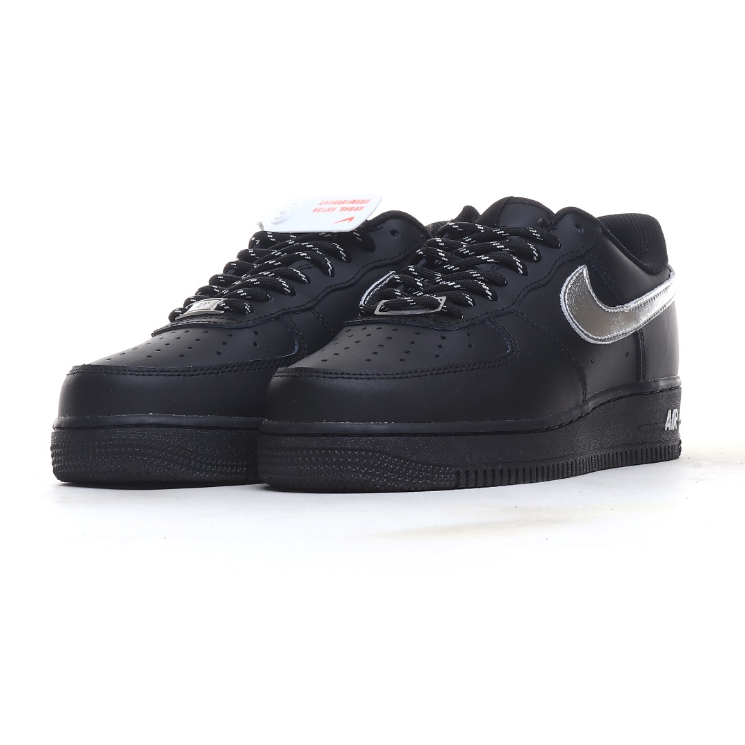 Nike Air Force 1 '07 Low “Black Silver Swoosh” FV5951-001 - EUR FASHION