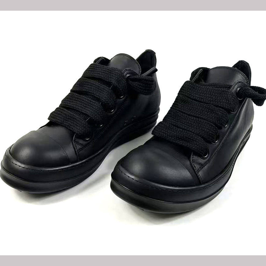 Rick Owens lace-up Leather Sneakers  - EUR FASHION